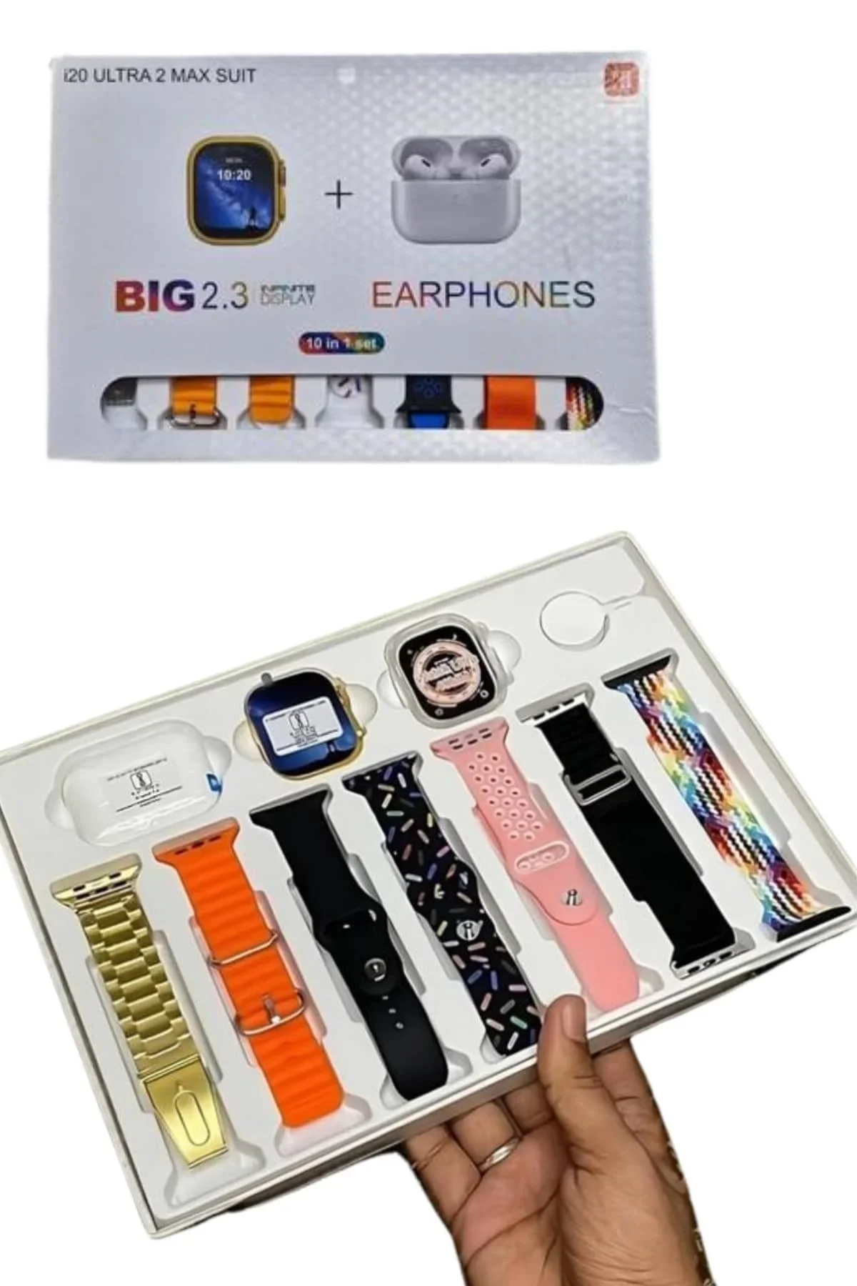 Yeni Nesil 7 Kordonlu Arama Bildirim Özellikli Kulaklık Hediyeli Akıllı Saat - Just Cheap Store Görsel 4