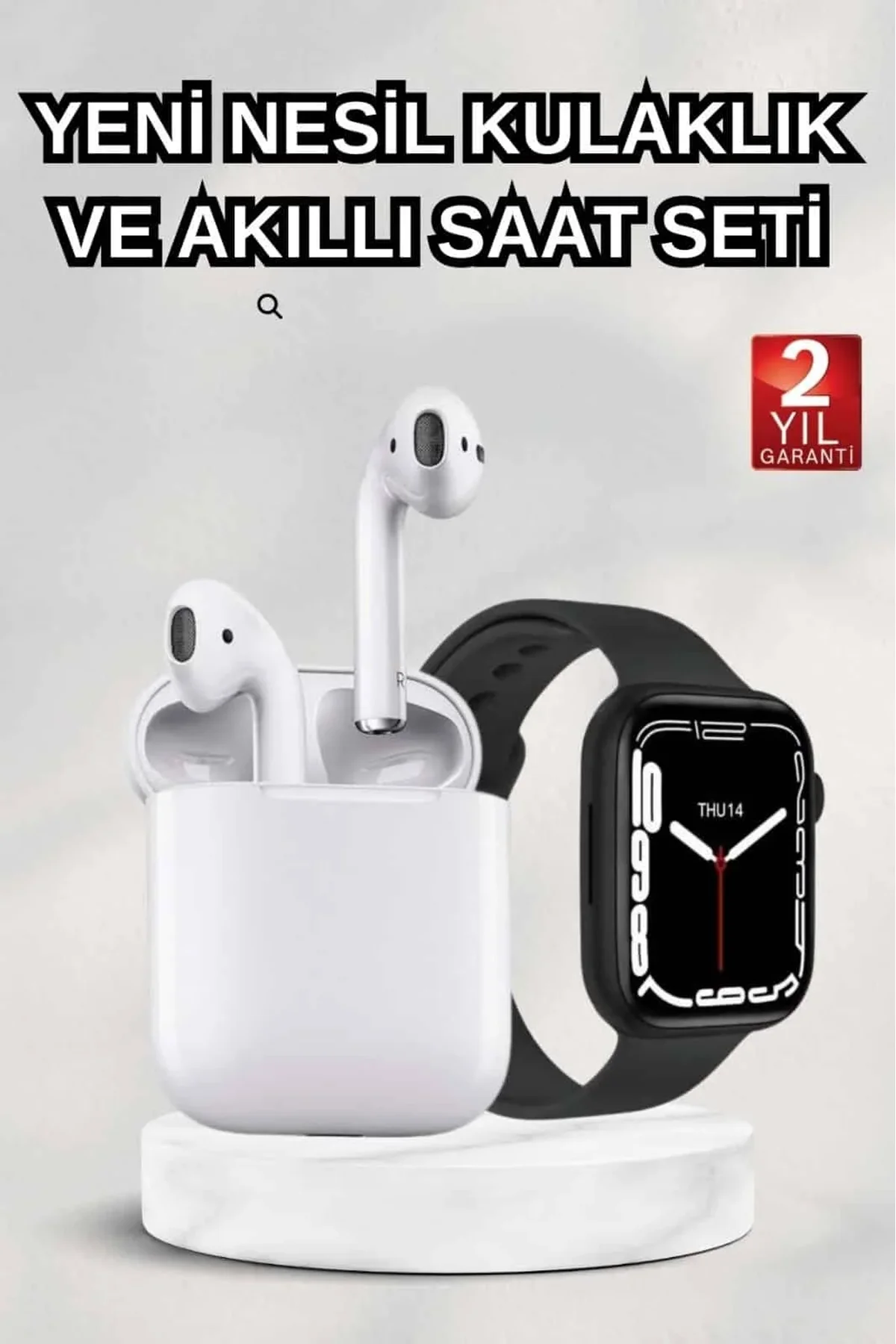 2025 Model Akıllı Saat Ve 2.nesil Tws Bluetooth Kulaklık Anc Özelliği Amoled Ekran - Just Cheap Store Görsel 2