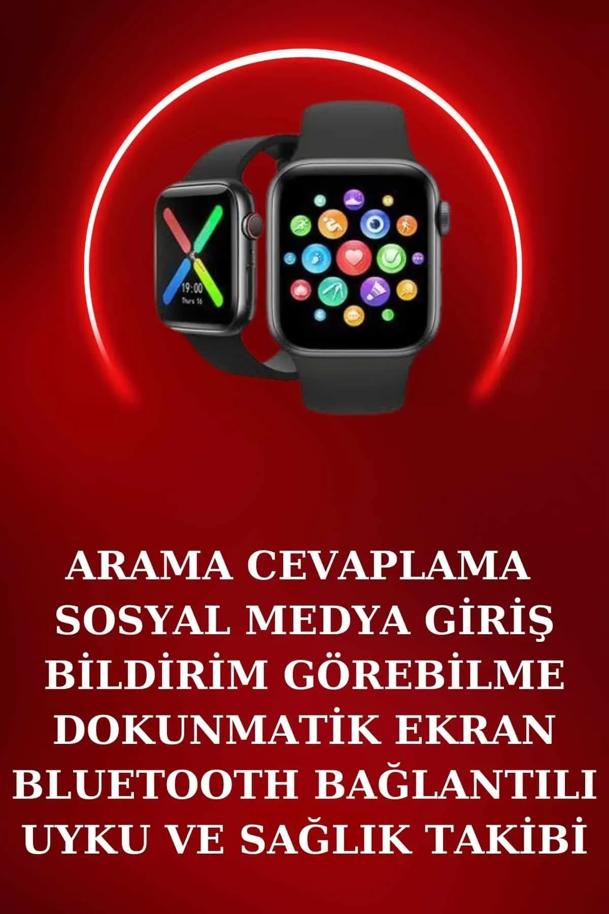 Yeni Nesil Akıllı Saat Ve Ucuz Kaliteli Bluetooth Kablosuz Kulaklık Amoled Ekran - Just Cheap Store Görsel 3