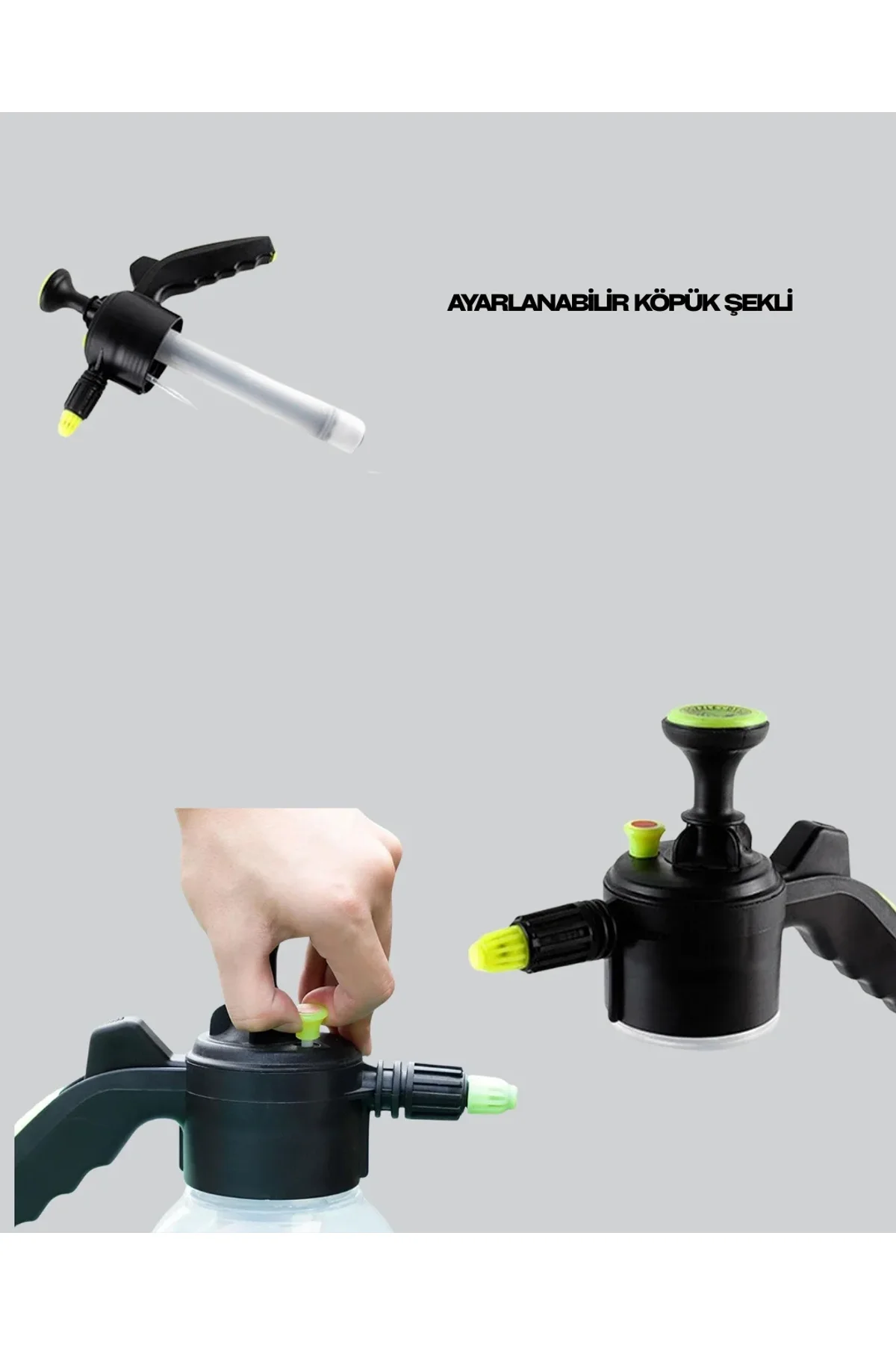 Manuel Basınçlı Köpük Püskürtücü Ayarlanabilir Nozullu 2 Litre Araba Yıkama - Just Cheap Store Görsel 5