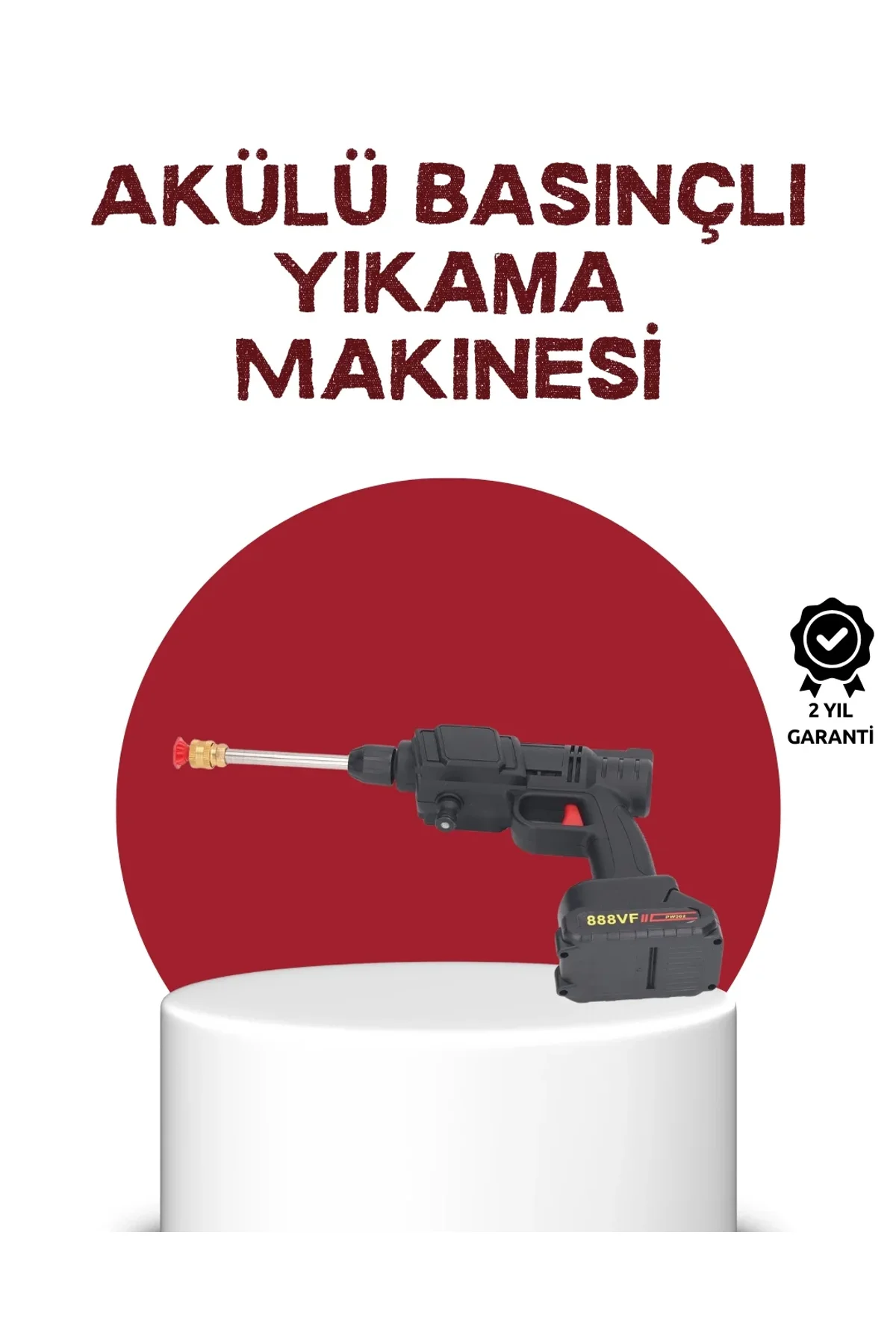 Çok Fonksiyonlu Şarjlı Basınçlı Yıkama Tabancası Ev Araç Bahçe - Just Cheap Store Görsel 2