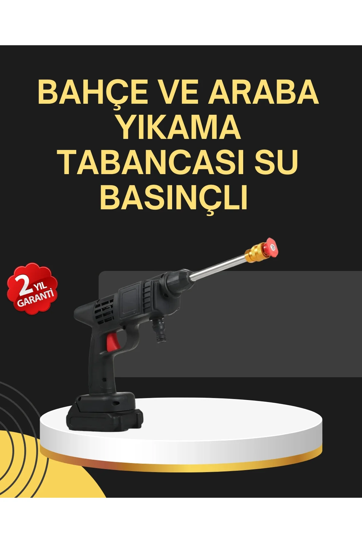 48v Şarjlı Basınçlı Yıkama Tabancası Köpük Ve Çift Nozul 2025 Model