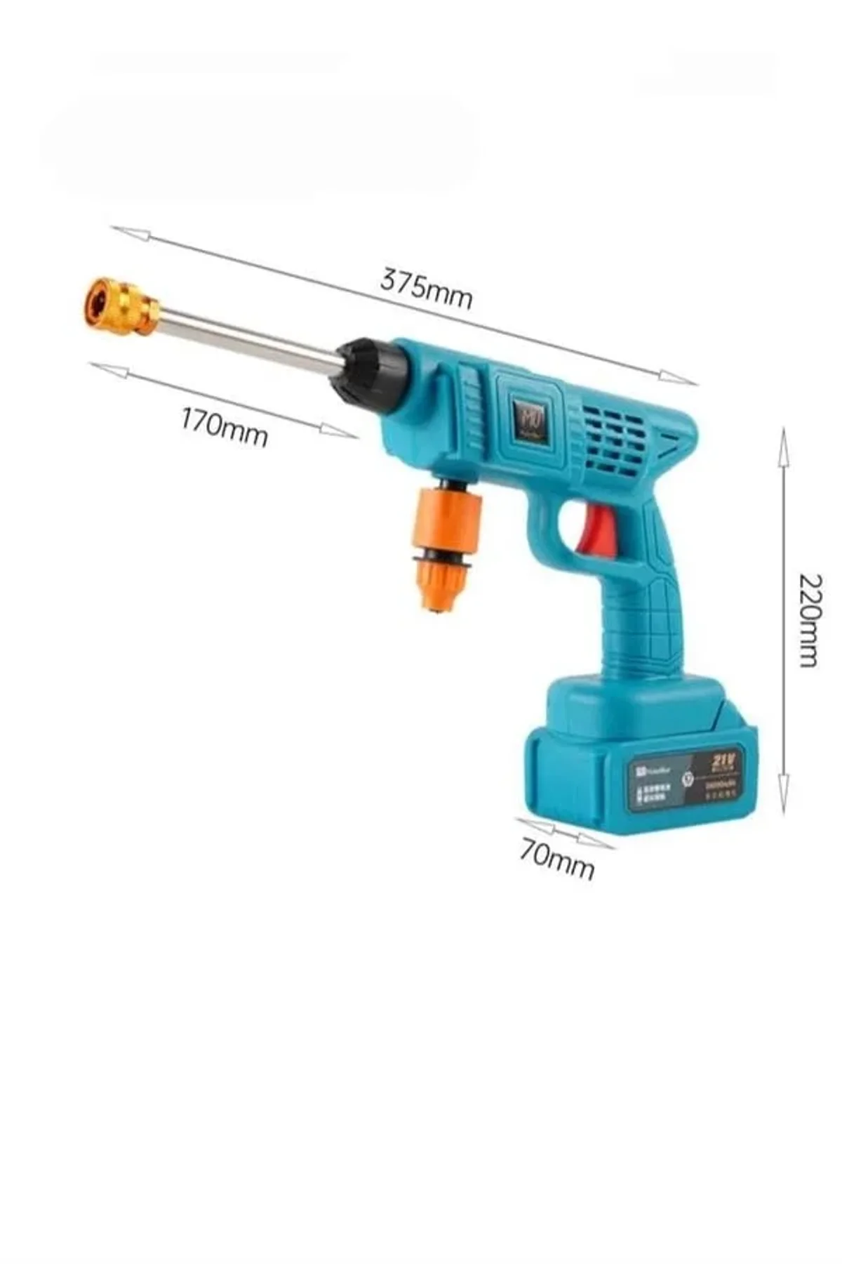 Şarjlı Ve Yüksek Basınçlı Oto Yıkama Makinesi Ve Sulama Tabancası Bahçe Yıkama Makinesi - Just Cheap Store Görsel 4