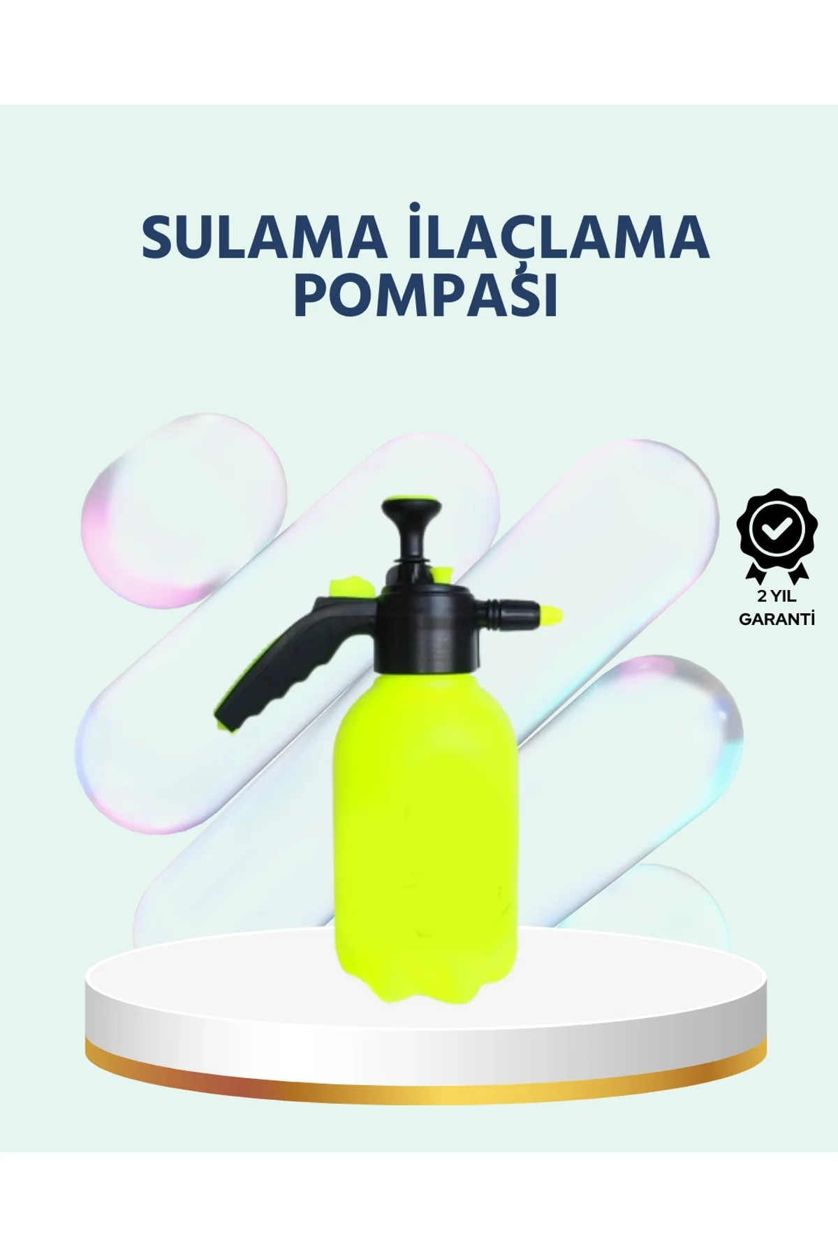 Basınçlı El Pompası 2 Litre Bakır Nozul Ayarlı Jet Ve Dağınık Atım