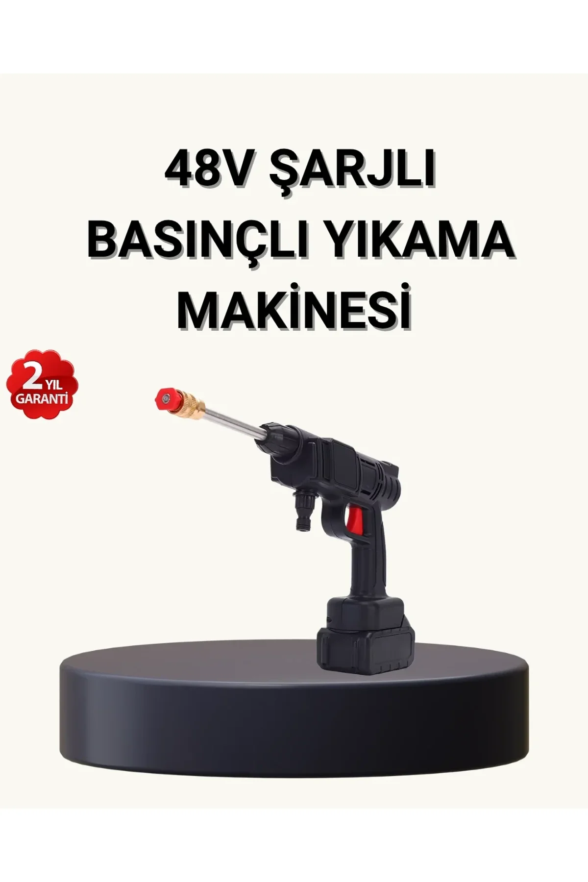 Taşınabilir Basınçlı Yıkama Makinesi – 5m Hortumlu, Köpük Şişeli, 48v Güçlü - Just Cheap Store Görsel 2