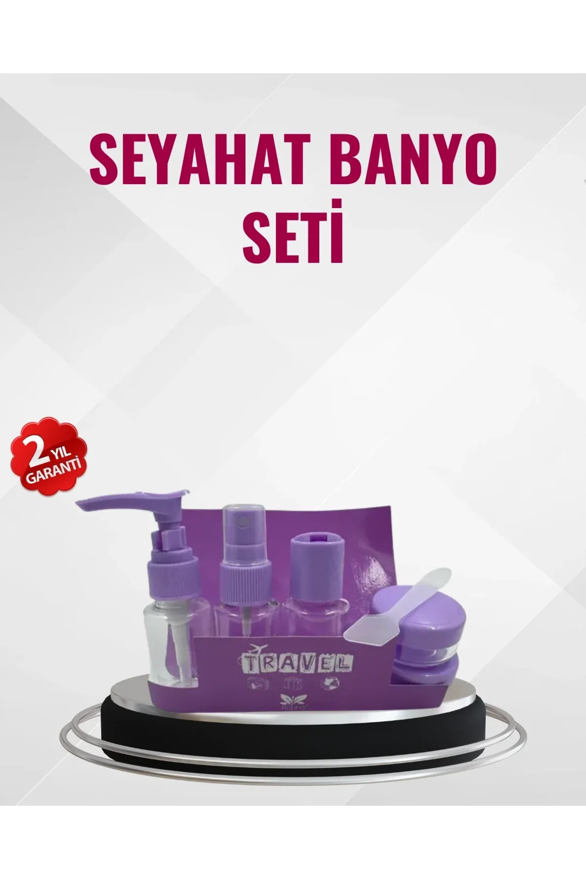 Seyahat Boy Banyo Seti 5’li Mini Şişe Ve Krem Kutusu Çantalı - Just Cheap Store Görsel 2