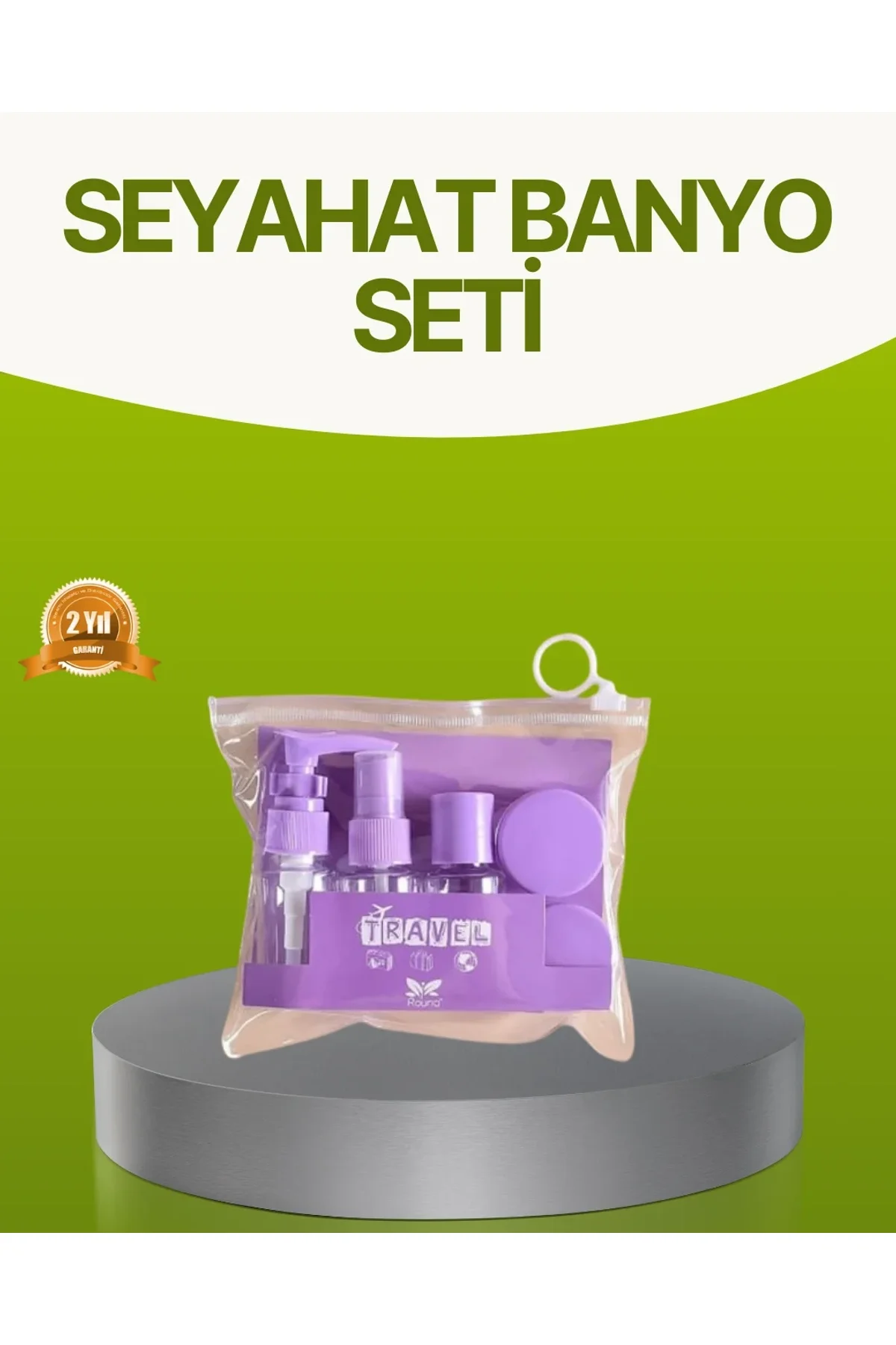 Seyahat Banyo Seti 5 Parça Şeffaf Taşıma Çantalı 30 Ml - Just Cheap Store Görsel 2