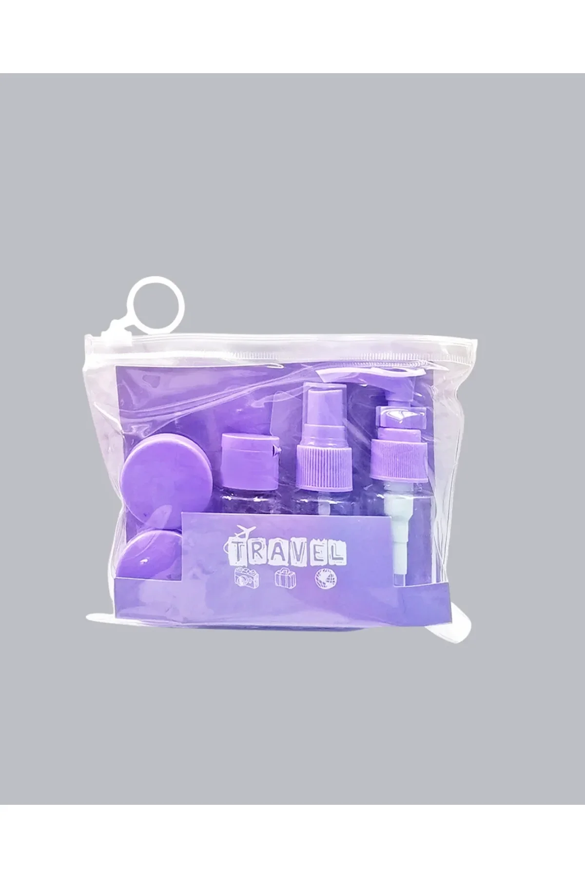 Seyahat Banyo Seti 5 Parça Şeffaf Taşıma Çantalı 30 Ml - Just Cheap Store Görsel 3