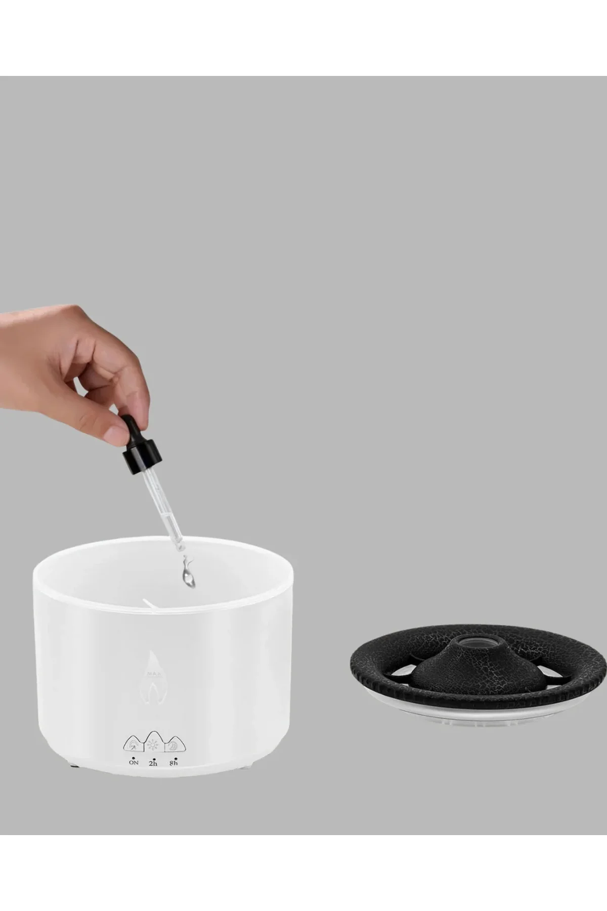 3d Alev Işıklı Aromaterapi Makinesi – 360 Ml Su Kapasiteli Sessiz Difüzör - Just Cheap Store Görsel 3