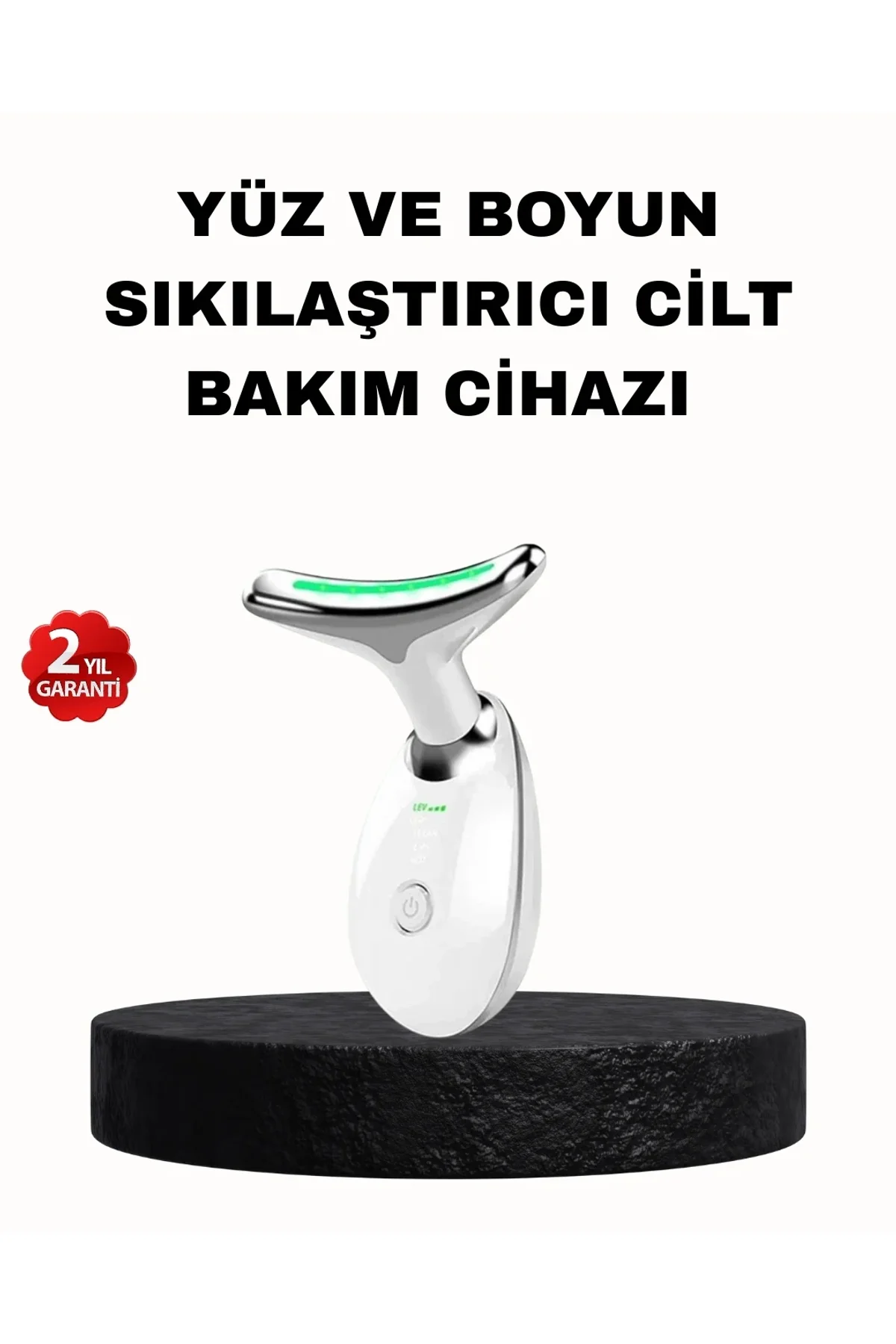 Ems Mikro Akım Yüz Ve Boyun Sıkılaştırıcı Cihaz 7000 Vpm Titreşim Isı Terapili - Just Cheap Store Görsel 2