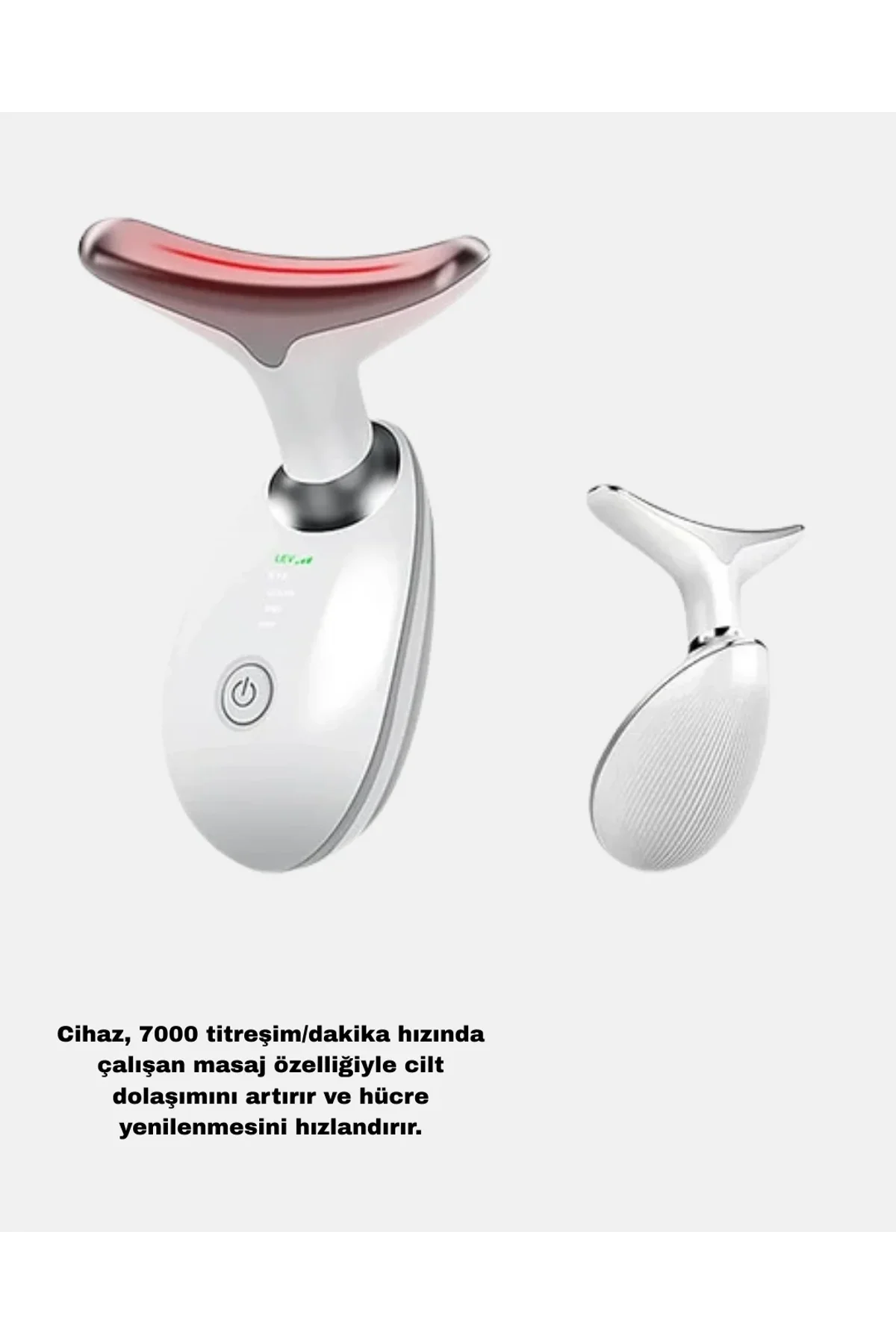 Ems Mikro Akım Yüz Ve Boyun Sıkılaştırıcı Cihaz 7000 Vpm Titreşim Isı Terapili - Just Cheap Store Görsel 4