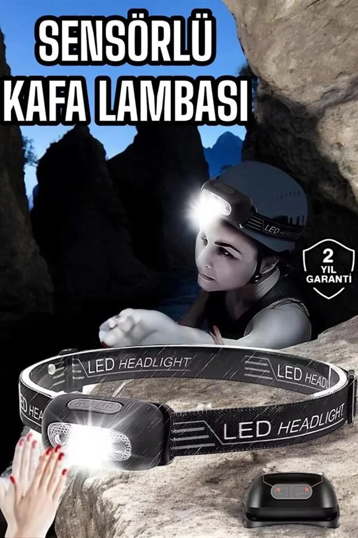 Kamp Lambası Led Işık Kafa Lambası Balıkçı Lambası Ayarlanabilir - Just Cheap Store Görsel 2