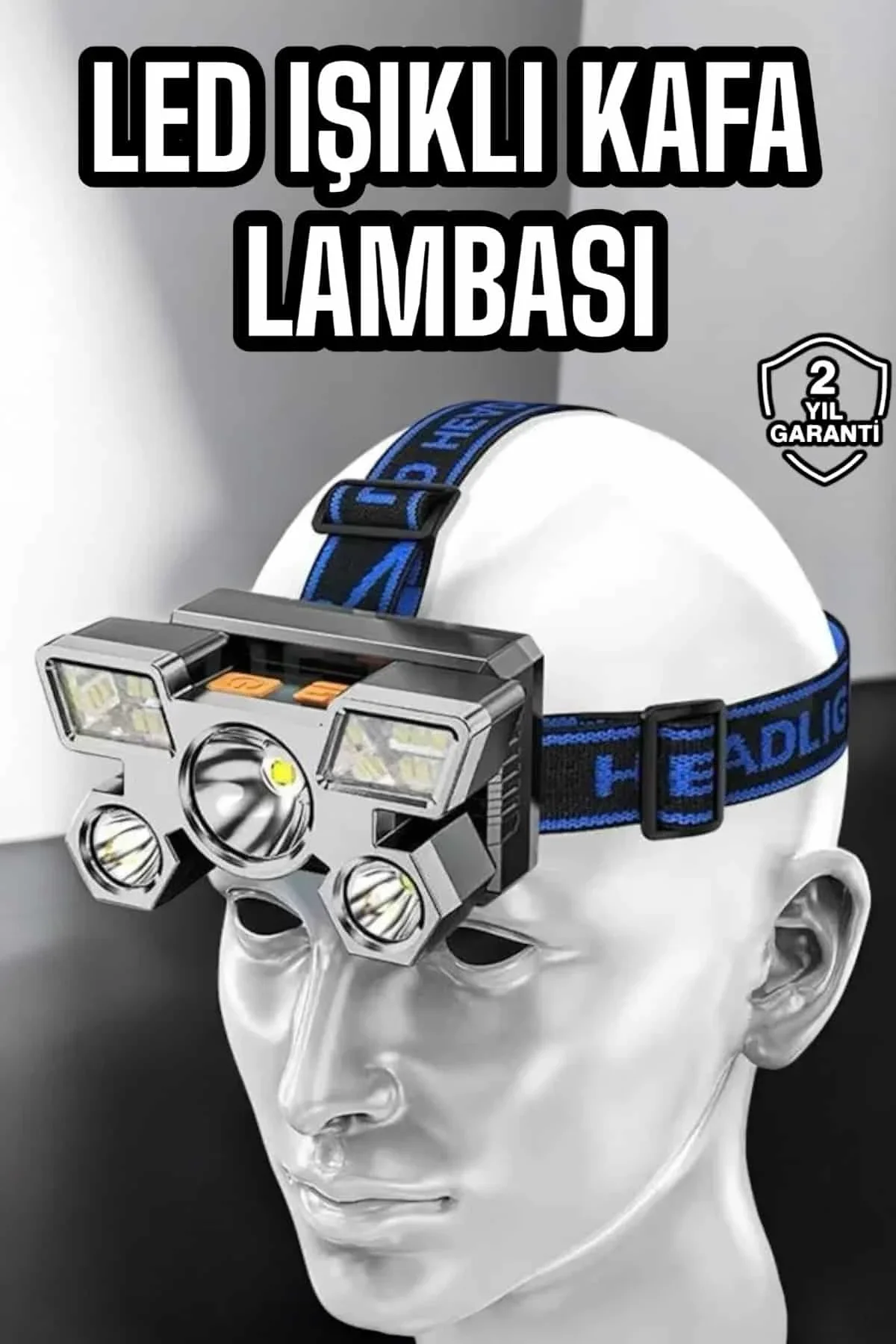 Kafa Lambası Hafif Ve Esnek Çift Anahtarlı Far Led Işık - Just Cheap Store Görsel 2