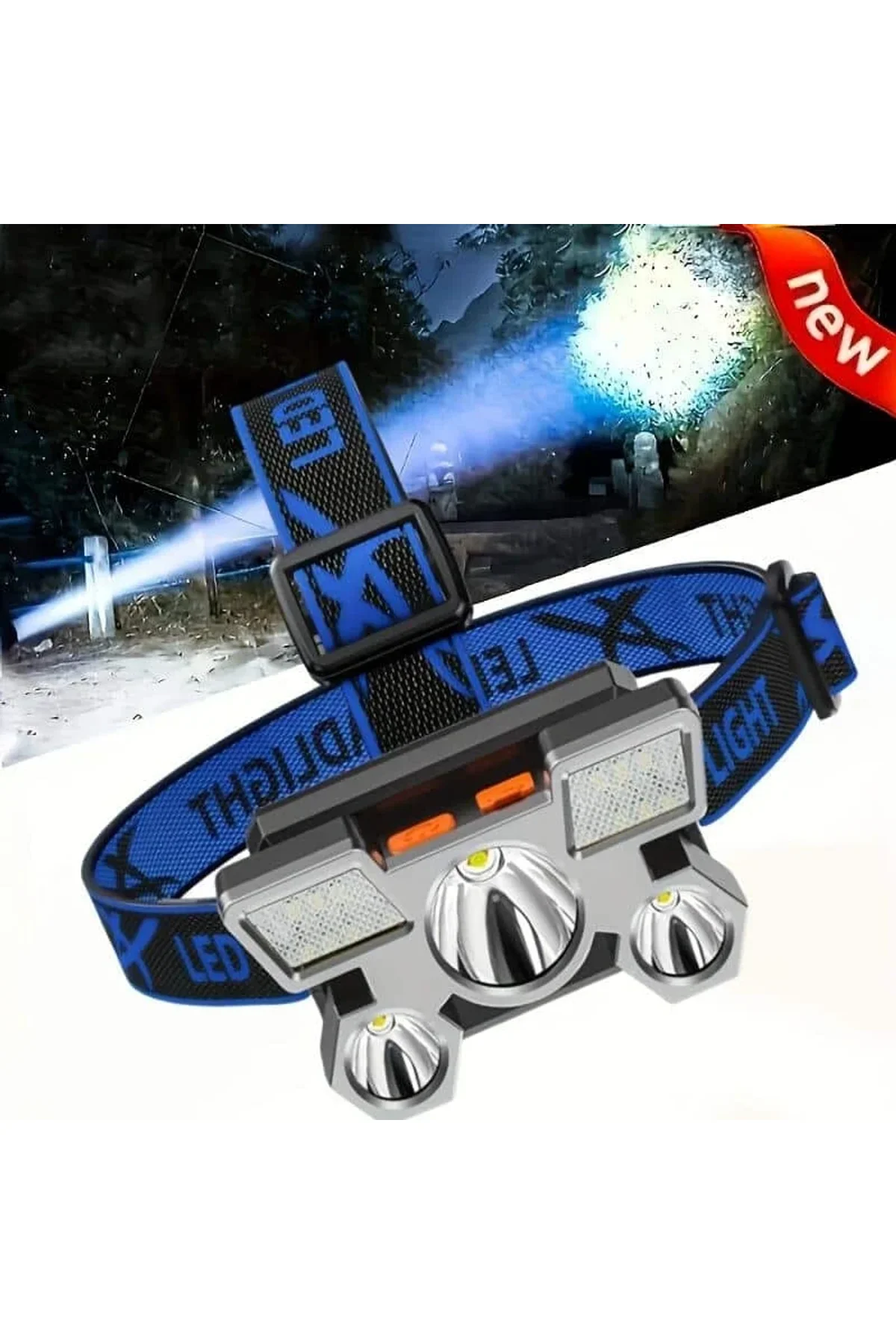 Kafa Lambası Hafif Ve Esnek Çift Anahtarlı Far Led Işık - Just Cheap Store Görsel 3