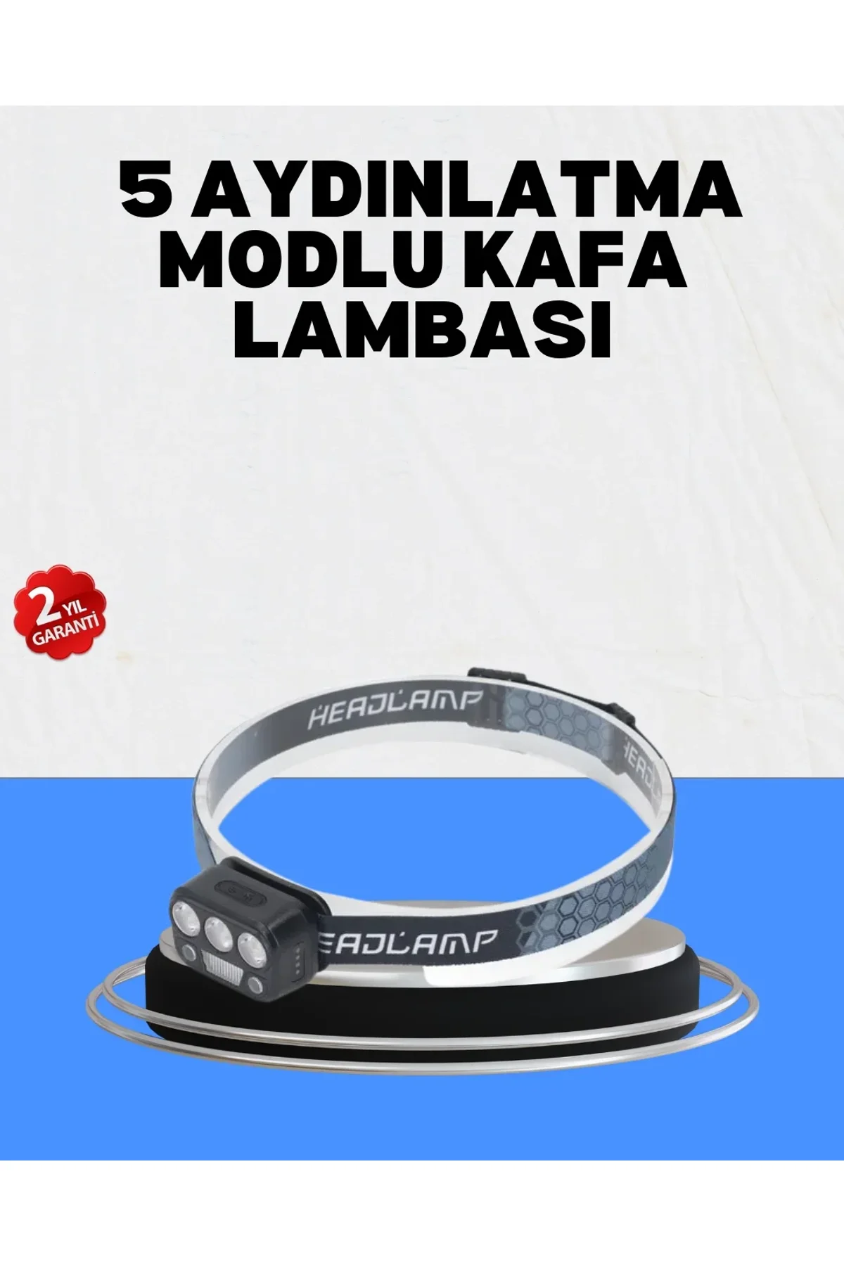 Gece Koşusu İçin Led Kafa Lambası El Sensörlü - Just Cheap Store Görsel 2