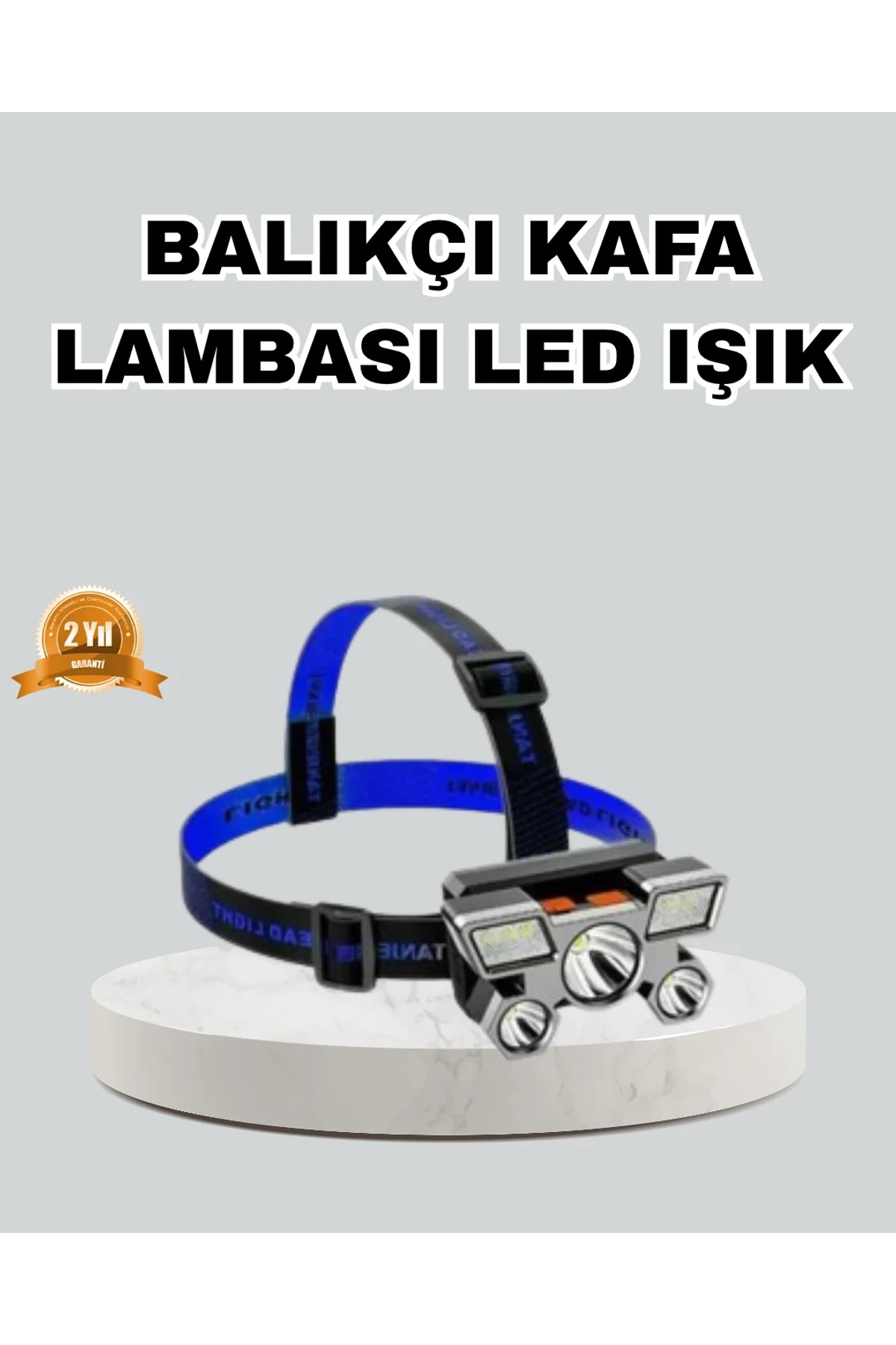 Outdoor Ve Gece Balıkçılığı İçin Led Kafa Lambası – Usb Şarjlı, 60° Ayarlanabilir Far