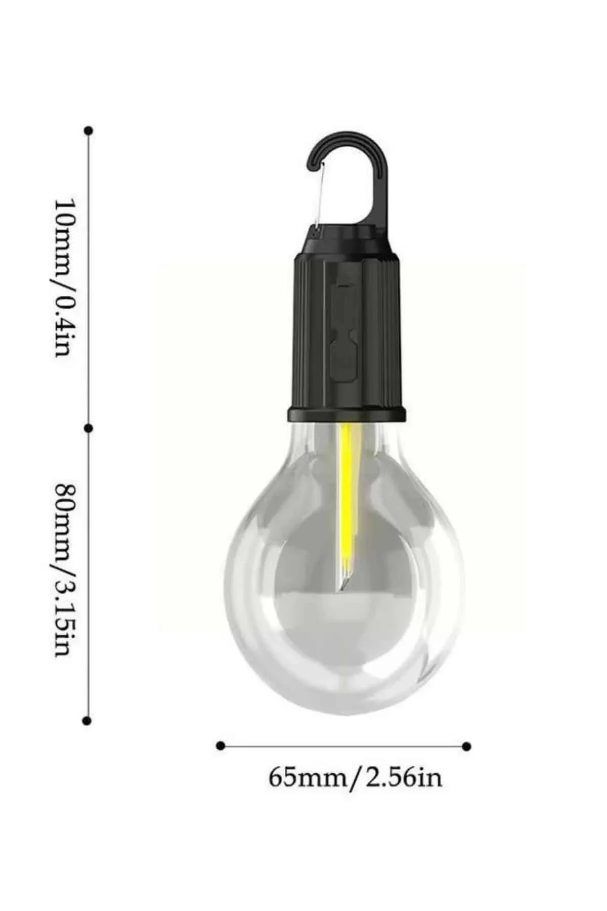 Askılı Kırılmaz Led Işık Kamp Bahçe Lambası Taşınabilir Led Ampul Şarjlı - Just Cheap Store Görsel 5