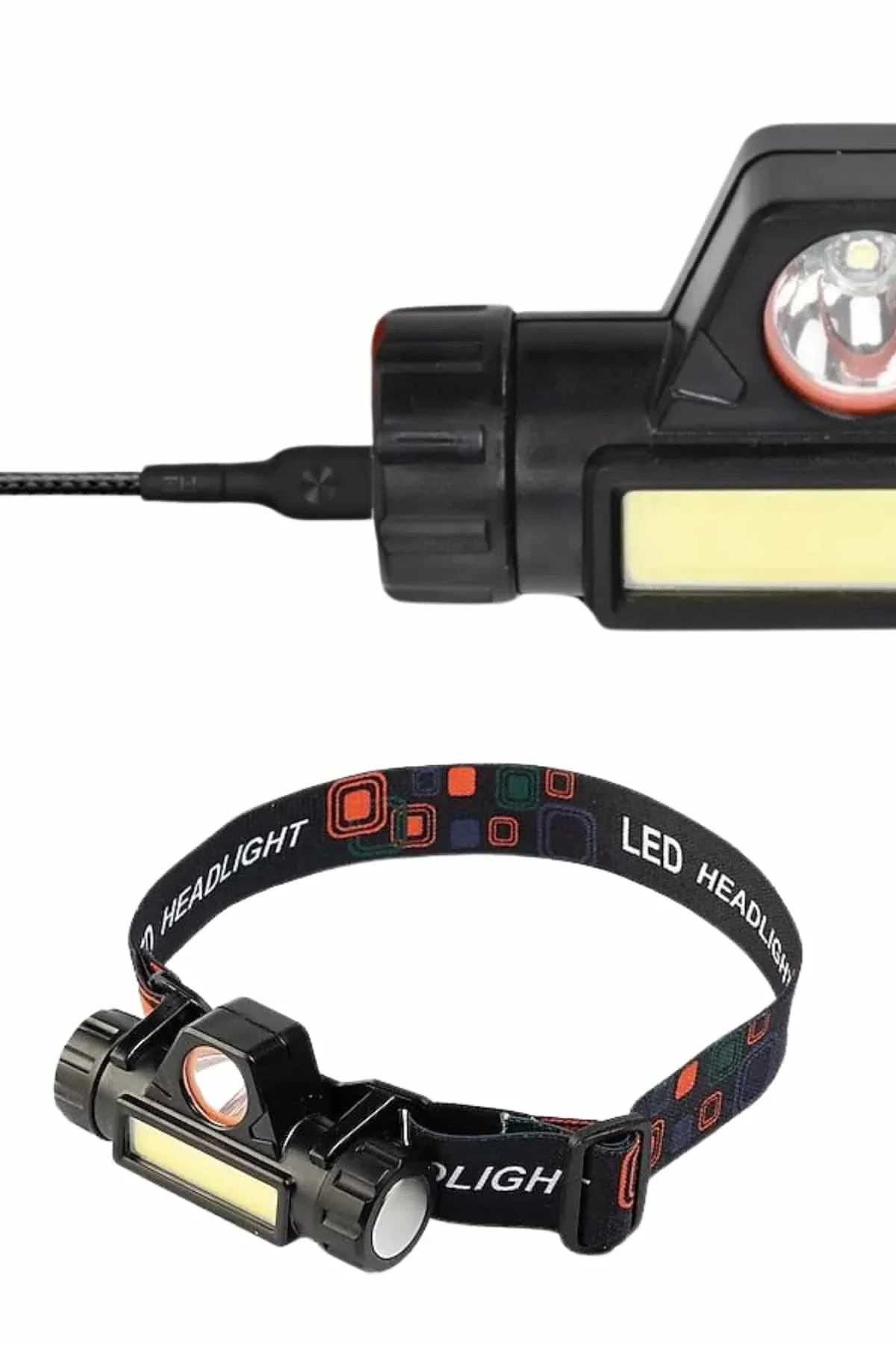 Kafa Lambası Çalışma Işığı Süper Parlak Mıknatıslı Lityum Lion Pilli - Just Cheap Store Görsel 5