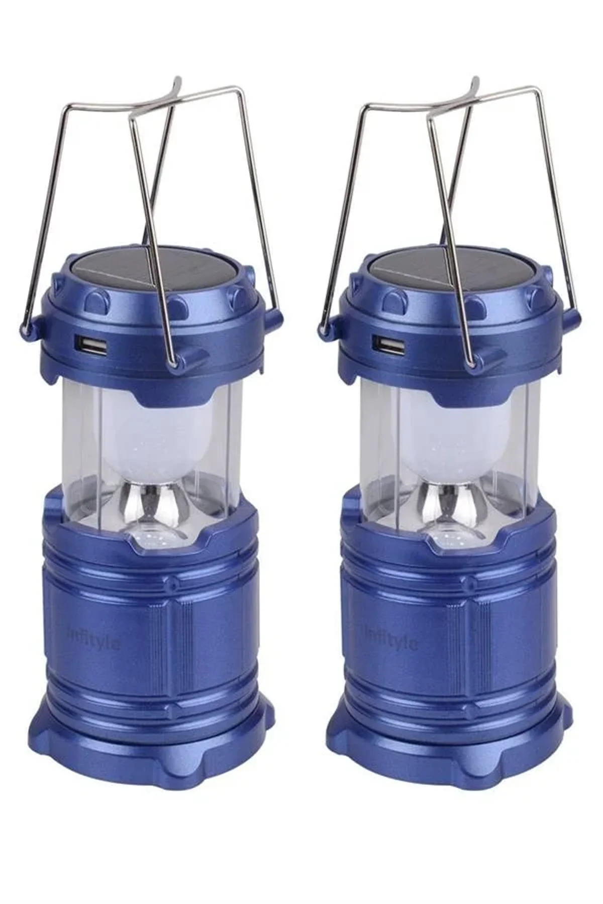 Kamp Lambası Solar Şarjlı Kızaklı Kamp Feneri Led Lamba Işıldak - Just Cheap Store Görsel 5