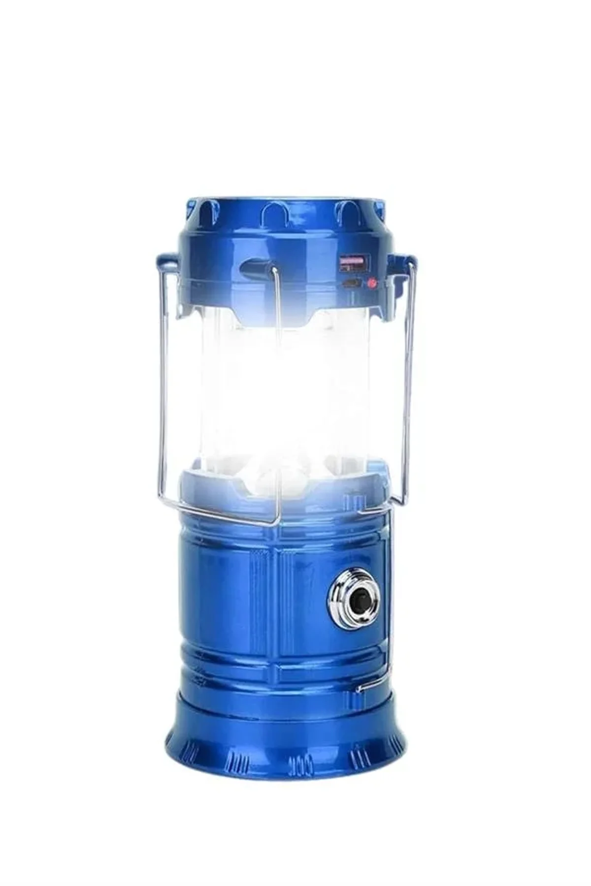 Solar Şarjlı Kamp Lambası Güneş Enerjili Kızaklı Kamp Feneri Çadır Feneri Led Işıldak - Just Cheap Store Görsel 5