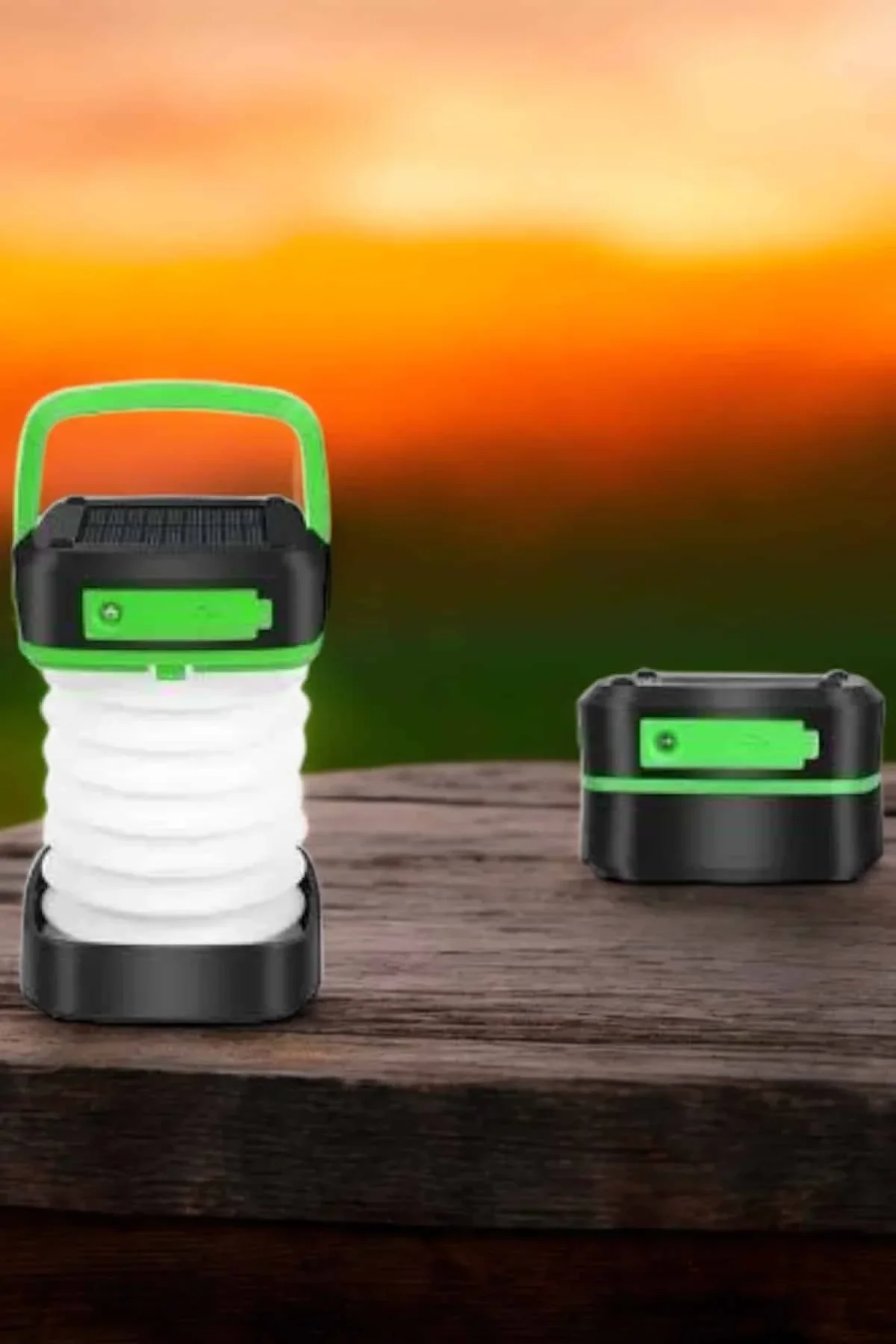 Katlanabilir Kamp Lambası Solar Fener Görünümlü 3 Kademeli Şarjlı - Just Cheap Store Görsel 3