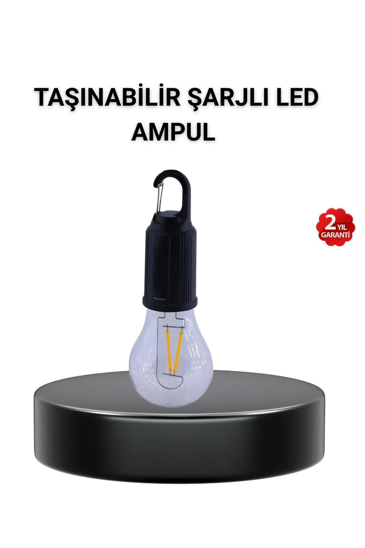 Taşınabilir Şarjlı Led Kamp Lambası – Type-c Girişli Ve Kancalı Tasarım