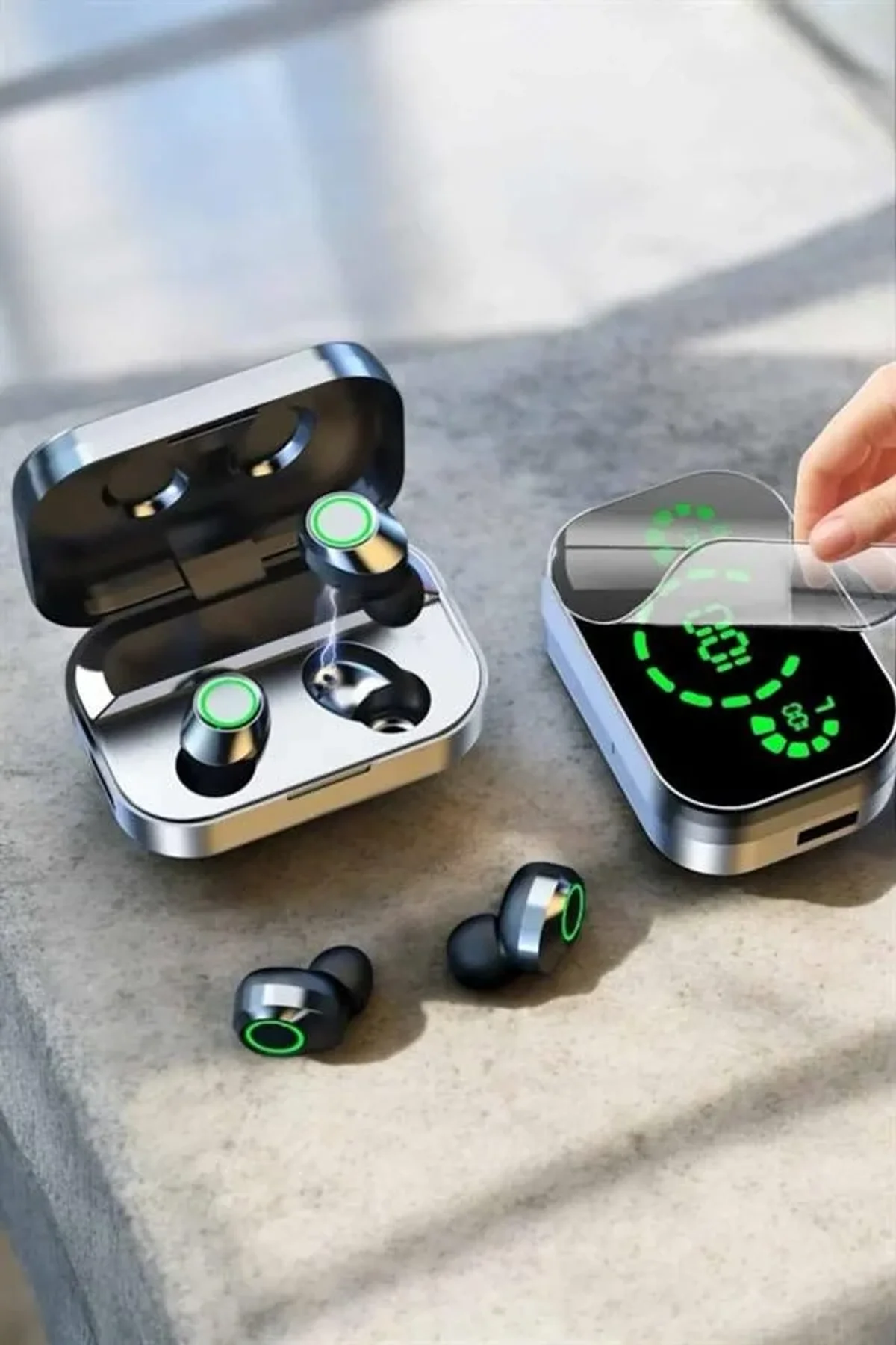 Bluetooth Kulaklık Mikrofonlu Dokunmatik Kontrol Anc Özelliği - Just Cheap Store Görsel 4