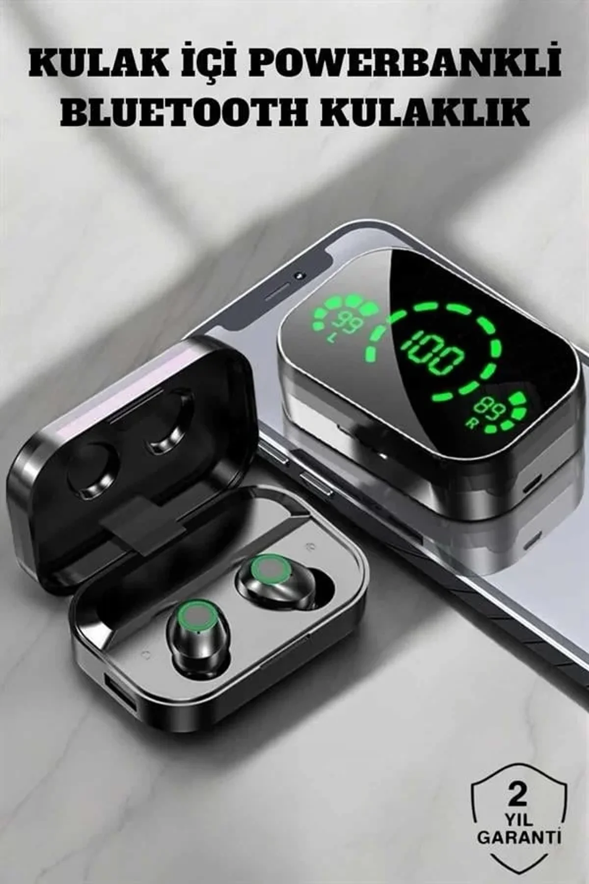 Bluetooth Kulaklık Mikrofonlu Dokunmatik Kontrol Anc Özelliği - Just Cheap Store Görsel 3