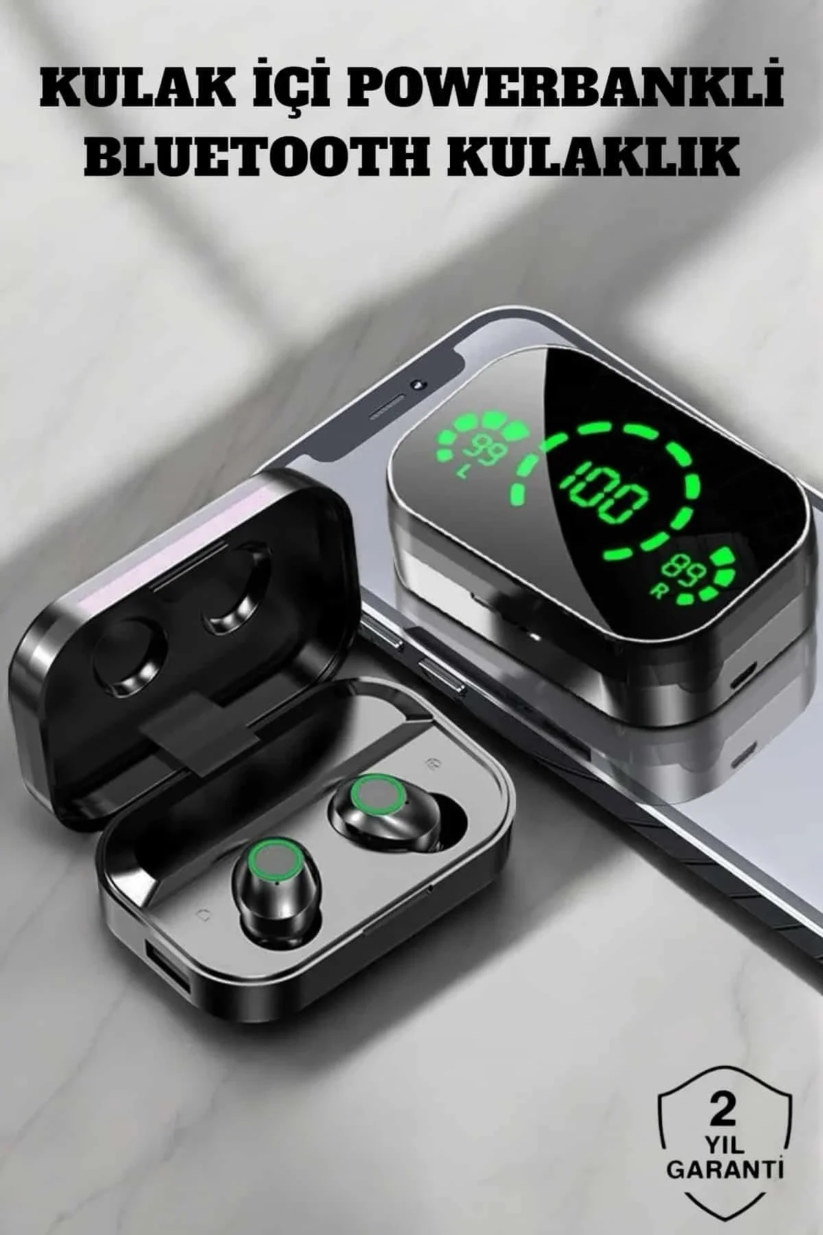 Bluetooth Kulaklık Mikrofonlu Dokunmatik Kontrol Anc Özelliği - Just Cheap Store Görsel 2