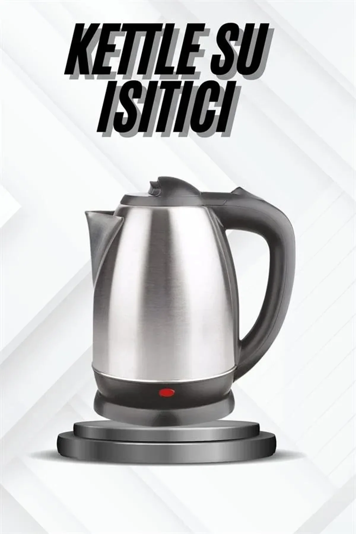 Kettle Su Isıtıcı C F Priz Uyumlu 220 - 240 V Paslanmaz Çelik Kablolu - Just Cheap Store Görsel 3