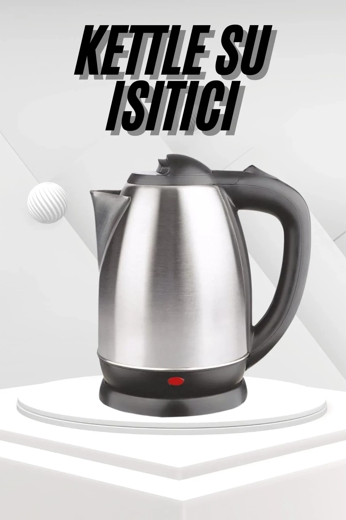 Yeni Nesil Saplı Uzun Ömürlü Paslanmaz Çelik Su Isıtıcı Kettle - Just Cheap Store Görsel 2