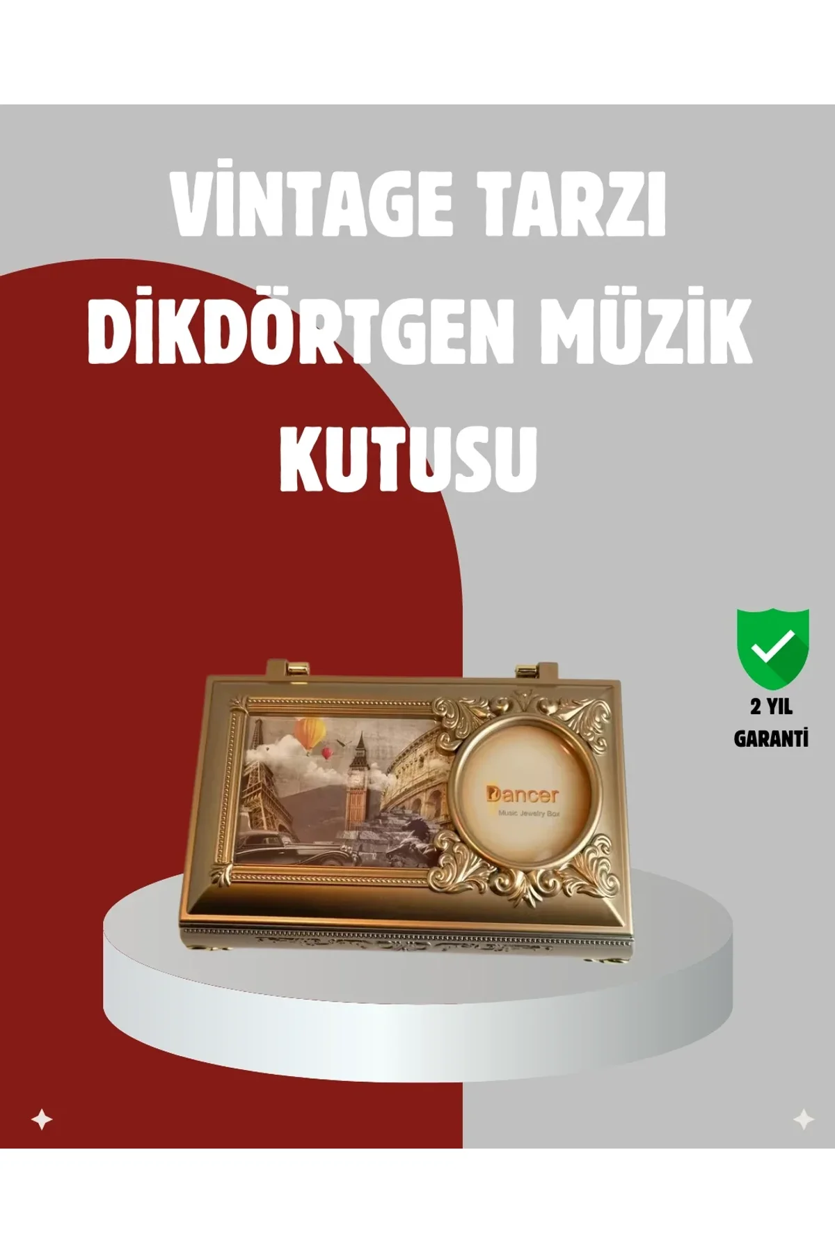 Kız Çocuk Oyuncak Piyano Görünümlü Balerinli Müzik Kutusu - Just Cheap Store Görsel 2