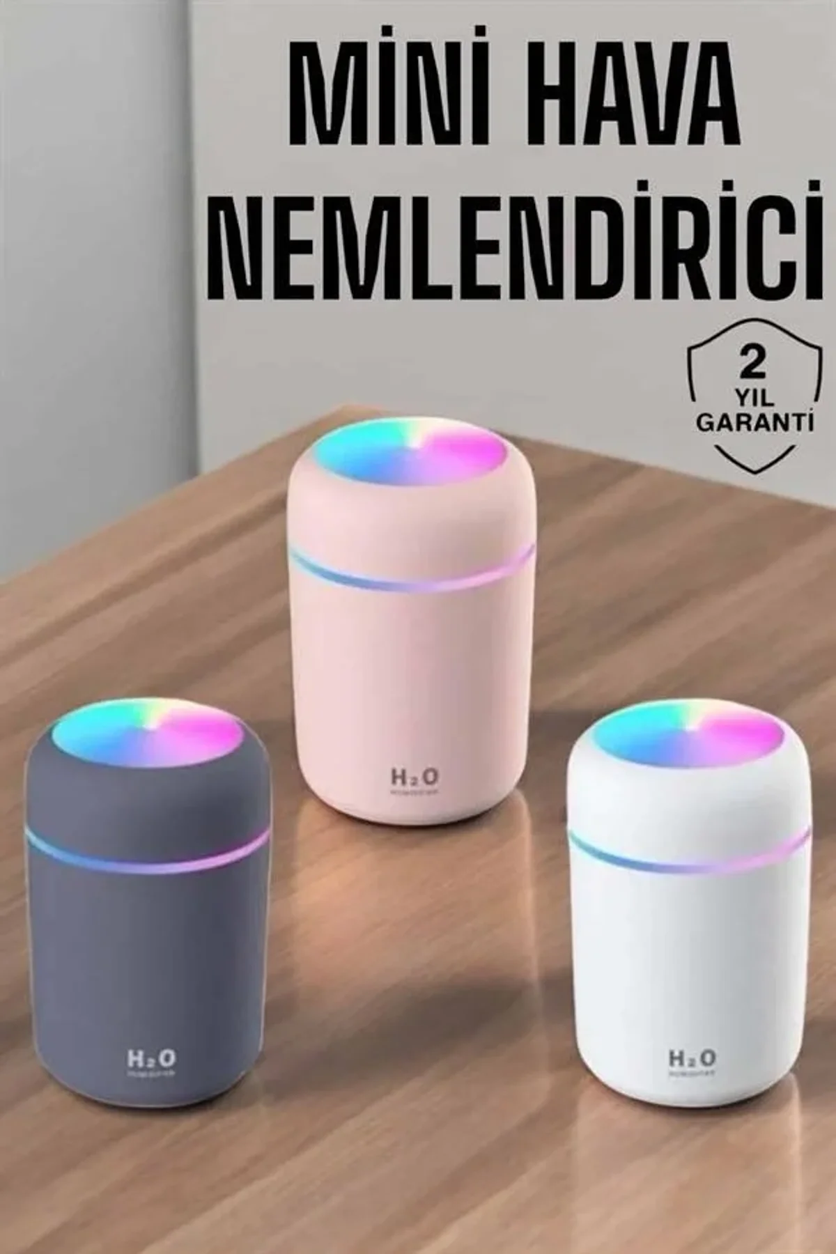 Buharlı Hava Nemlendirici Aromaterapi Renk Değiştirilebilir - Just Cheap Store Görsel 3