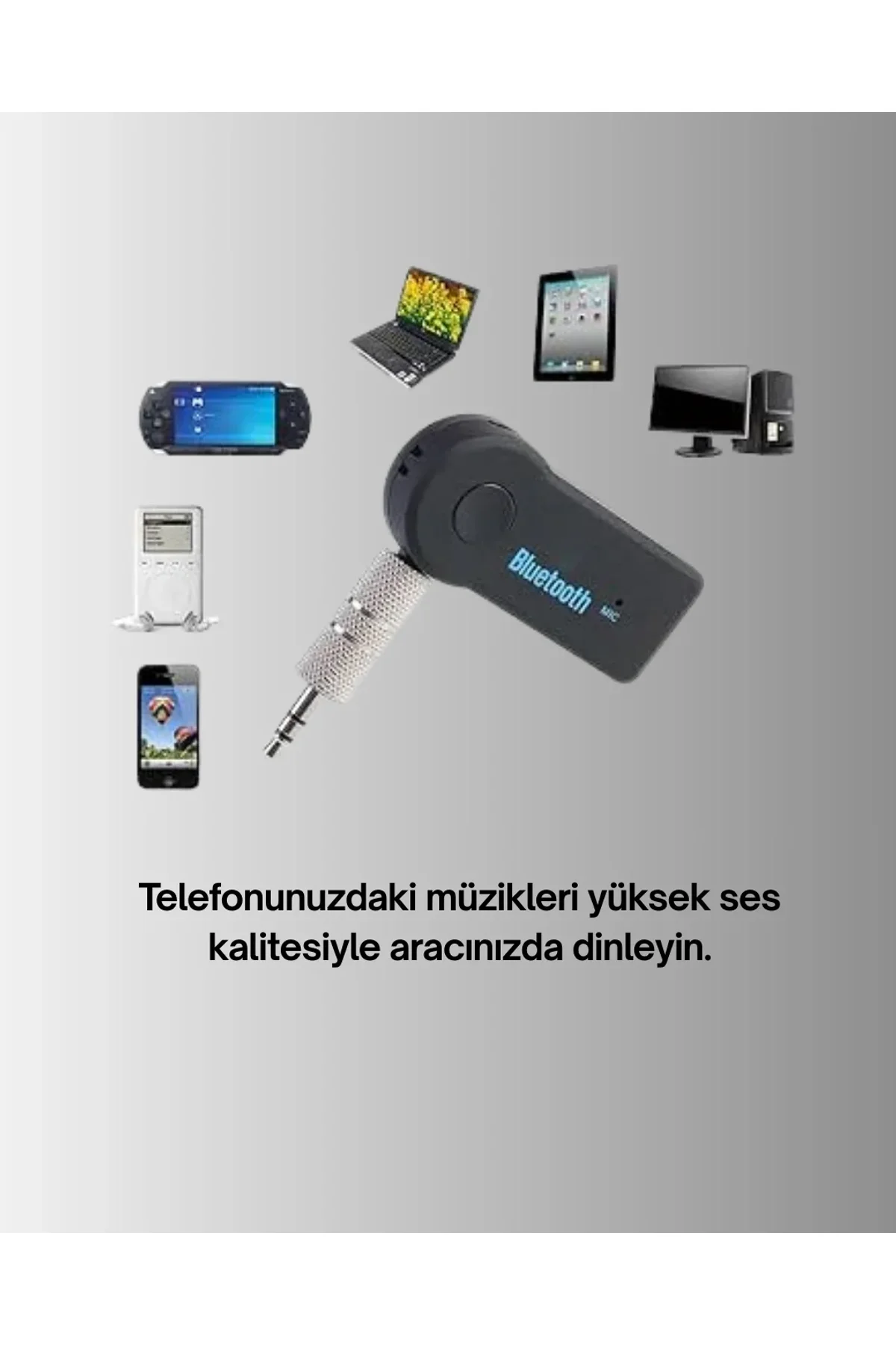 Bluetooth Destekli Aux Müzik Ve Konuşma Cihazı - Just Cheap Store Görsel 4