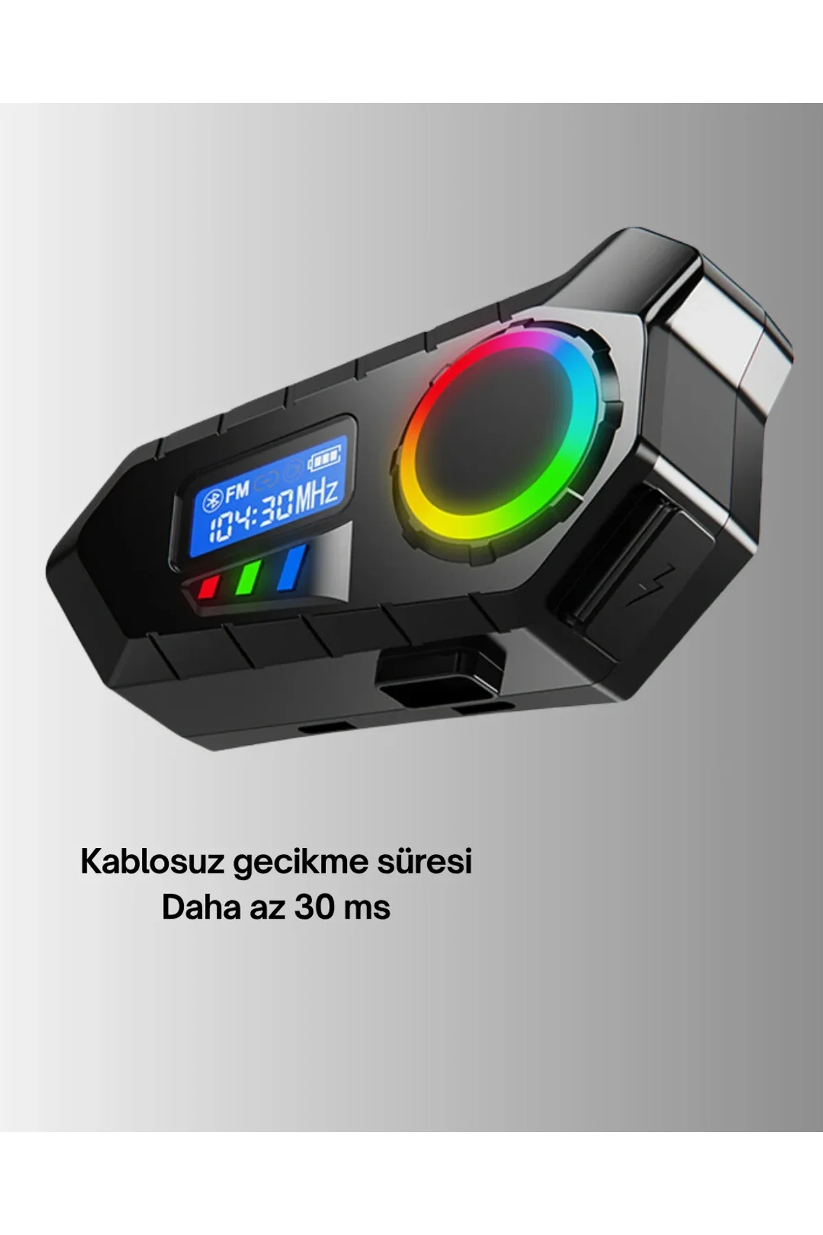 Suya Dayanıklı Bluetooth İnterkom 5.4 Hoparlör 500mah Batarya Ve Fm Radyo Özellikli - Just Cheap Store Görsel 4