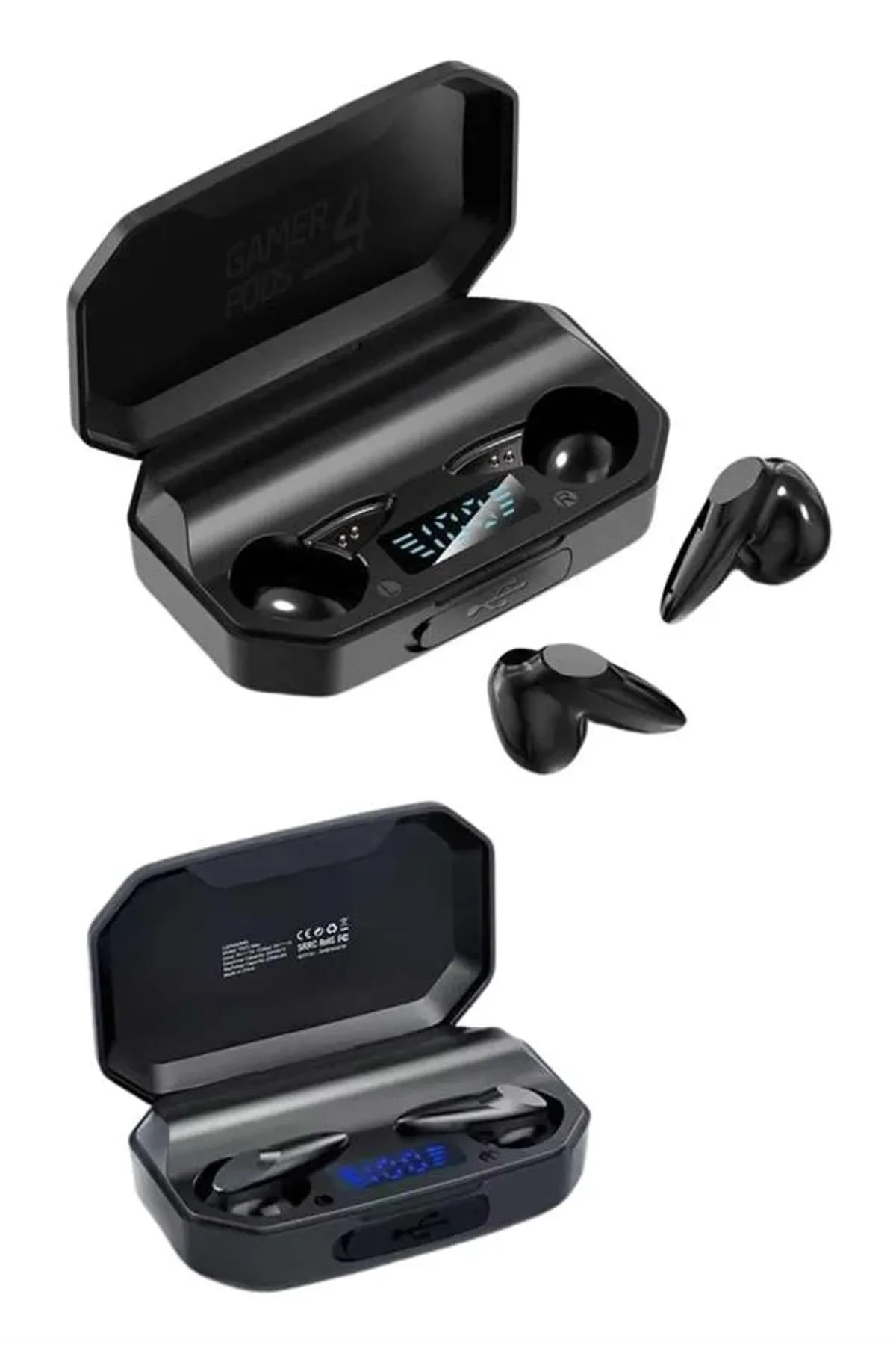 Kulak İçi Bluetooth Kulaklık Rgb Işıklı Çift Mikrofonlu İos/android Uyumlu Bt 5.2 - Just Cheap Store Görsel 5