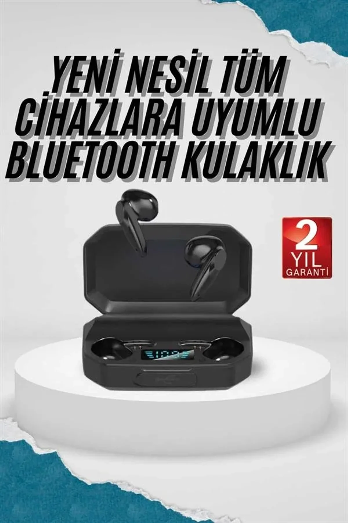 Kulak İçi Bluetooth Kulaklık Rgb Işıklı Çift Mikrofonlu İos/android Uyumlu Bt 5.2 - Just Cheap Store Görsel 3