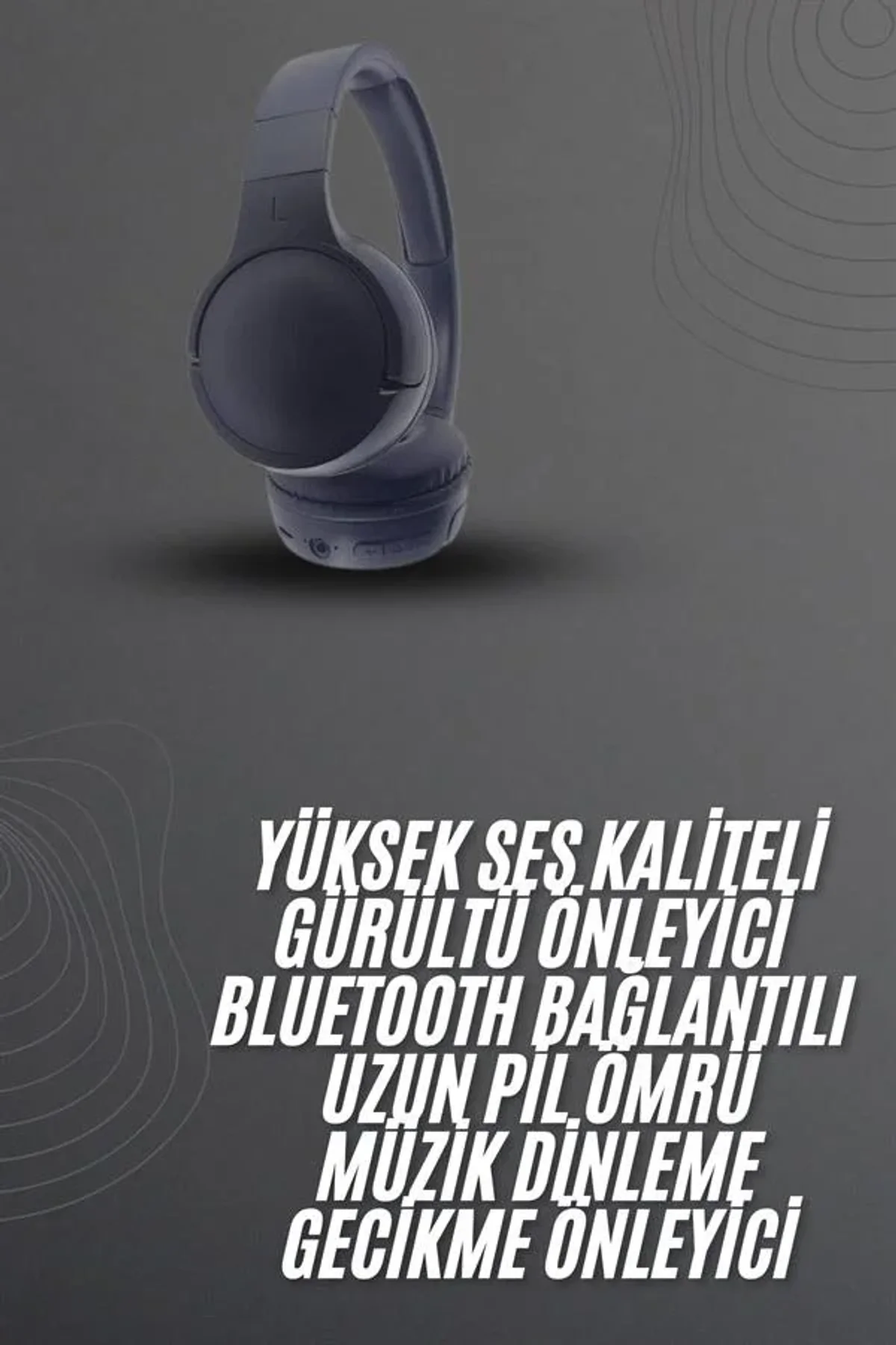 Kablosuz Bluetooth Kulaklık Kulak Üstü Ayarlanabilir Uzun Ömürlü - Just Cheap Store Görsel 2