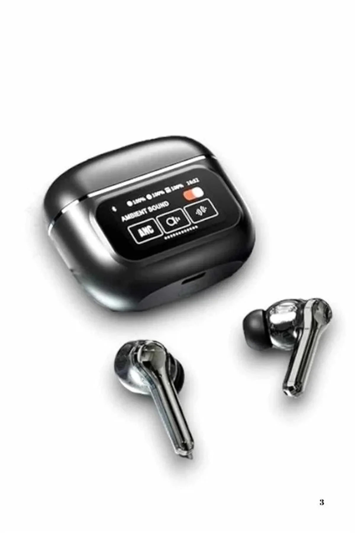 2.nesil Pro Ekranlı Sesli Görüşme Yapabilen Kablosuz Bluetooth Kulaklık - Just Cheap Store Görsel 4