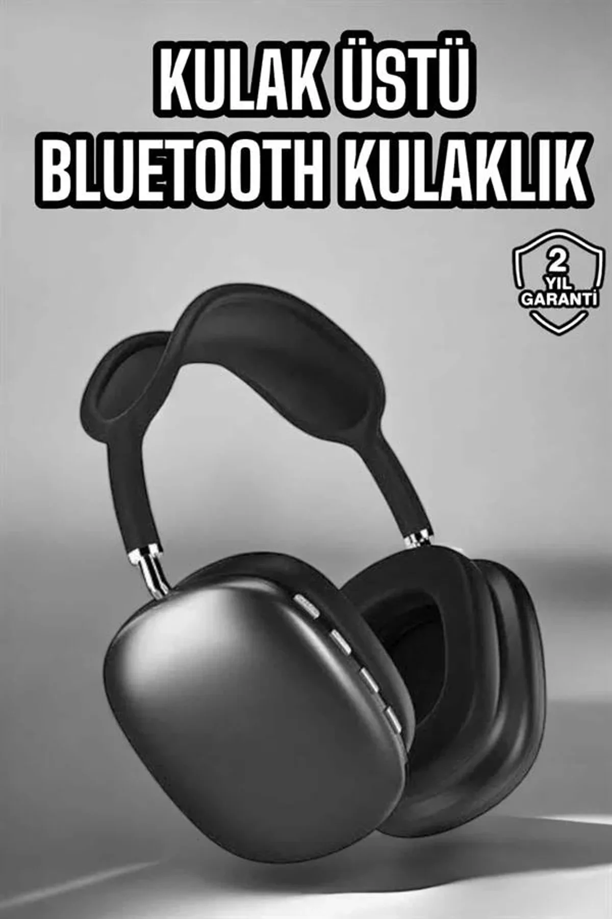 P9 Plus Kulaklık Siyah Bluetooth Bağlantılı Kulak Üstü Kablosuz - Just Cheap Store Görsel 3