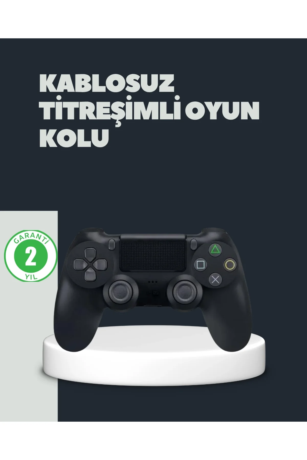 Kablosuz Titreşimli Oyun Kolu – Ps4 Uyumlu Ergonomik Tasarım Ve Uzun Pil Ömrü