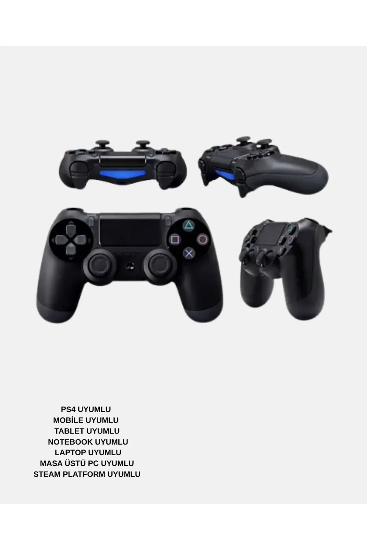 Titreşimli Kablosuz Oyun Kolu – Ps4, Pc, Mobil, Tablet Ve Steam Uyumlu - Just Cheap Store Görsel 5