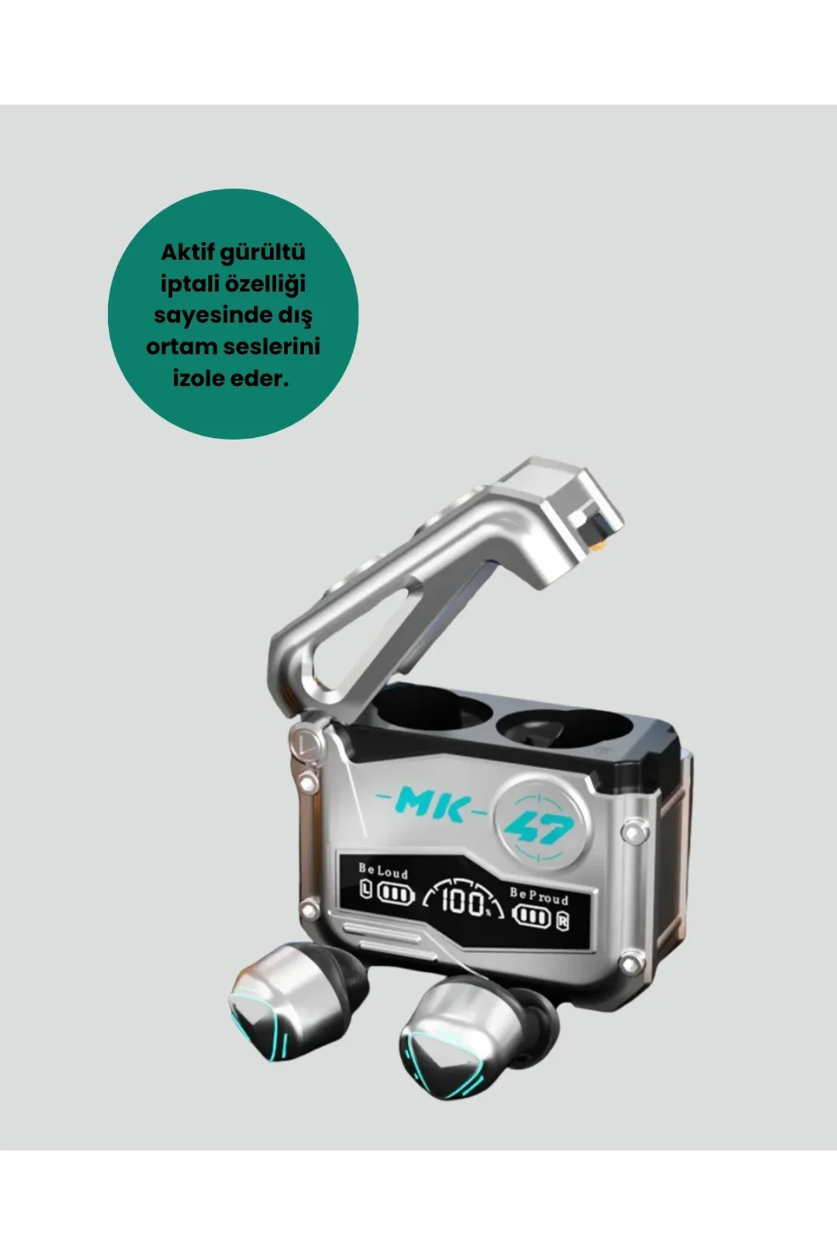 Kablosuz Kulaklık – 3d Ses Ve Gürültü Engelleme - Just Cheap Store Görsel 5