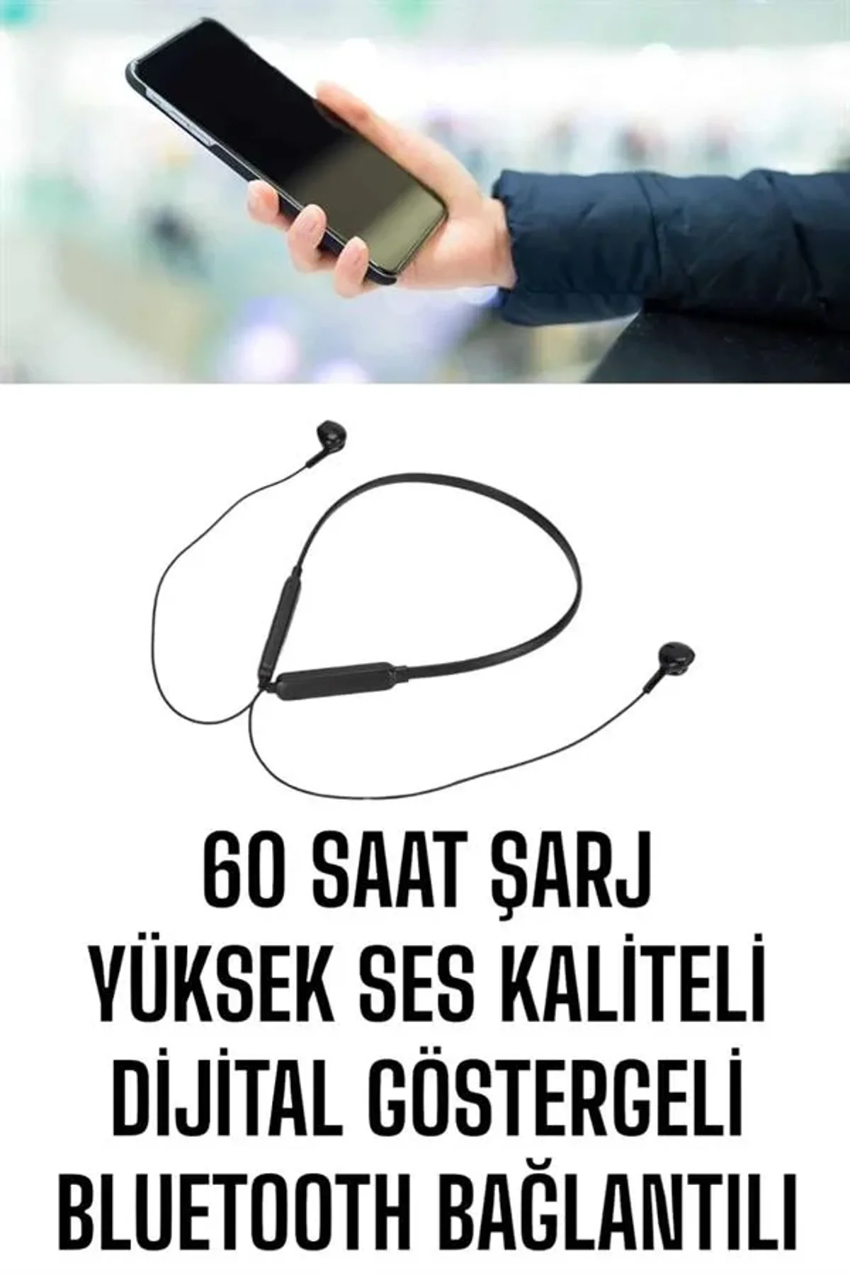 Mikrofonlu Kablolu Bluetooth Kulaklık Yeni Nesil Yüksek Ses Kaliteli