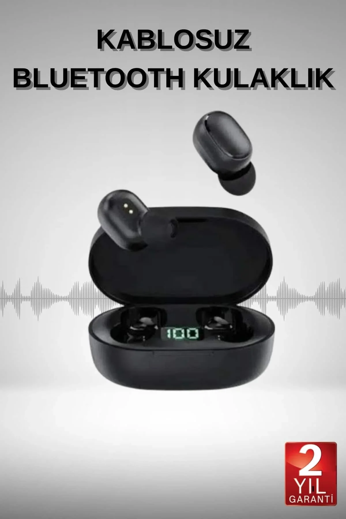 Bluetooth Kulaklık Dijital Göstergeli Yüksek Ses Kaliteli Uzun Pil Ömrü - Just Cheap Store Görsel 2