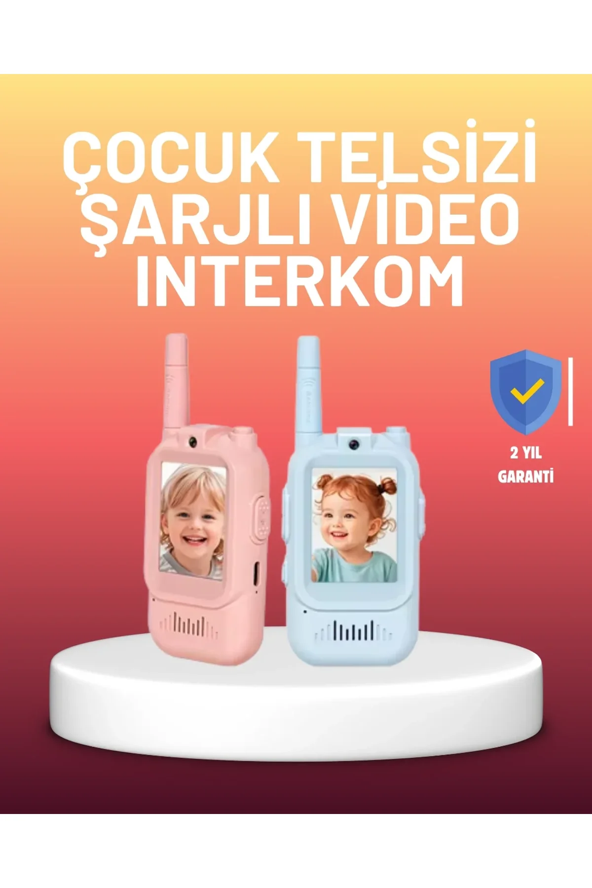 Ekranlı Walkie Talkie Oyuncağı Ses Ve Görüntü Destekli - Just Cheap Store Görsel 2