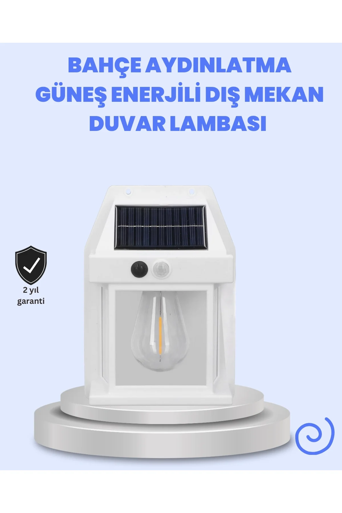 Ip65 Su Geçirmez Güneş Paneli Dış Mekan Lamba