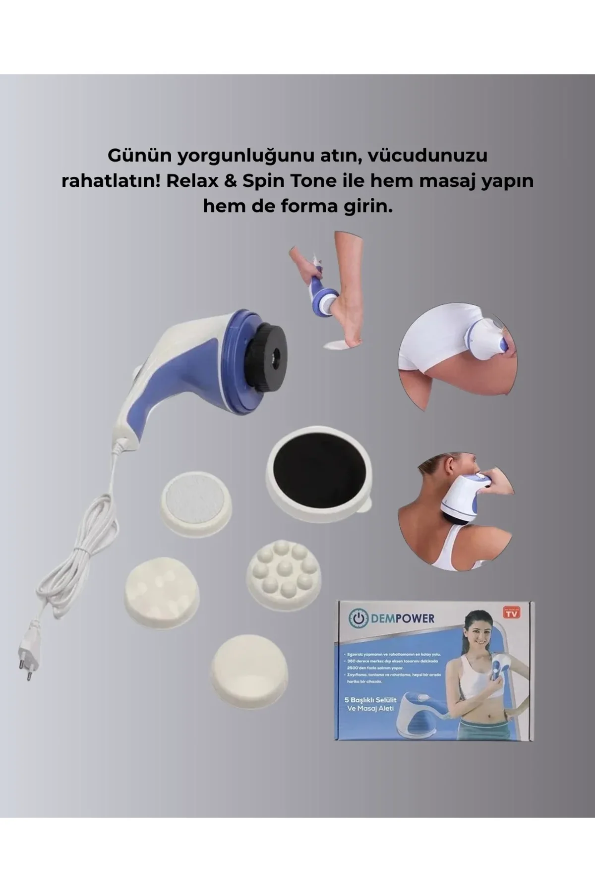 Yağ Yakıcı Masaj Aleti - Just Cheap Store Görsel 3