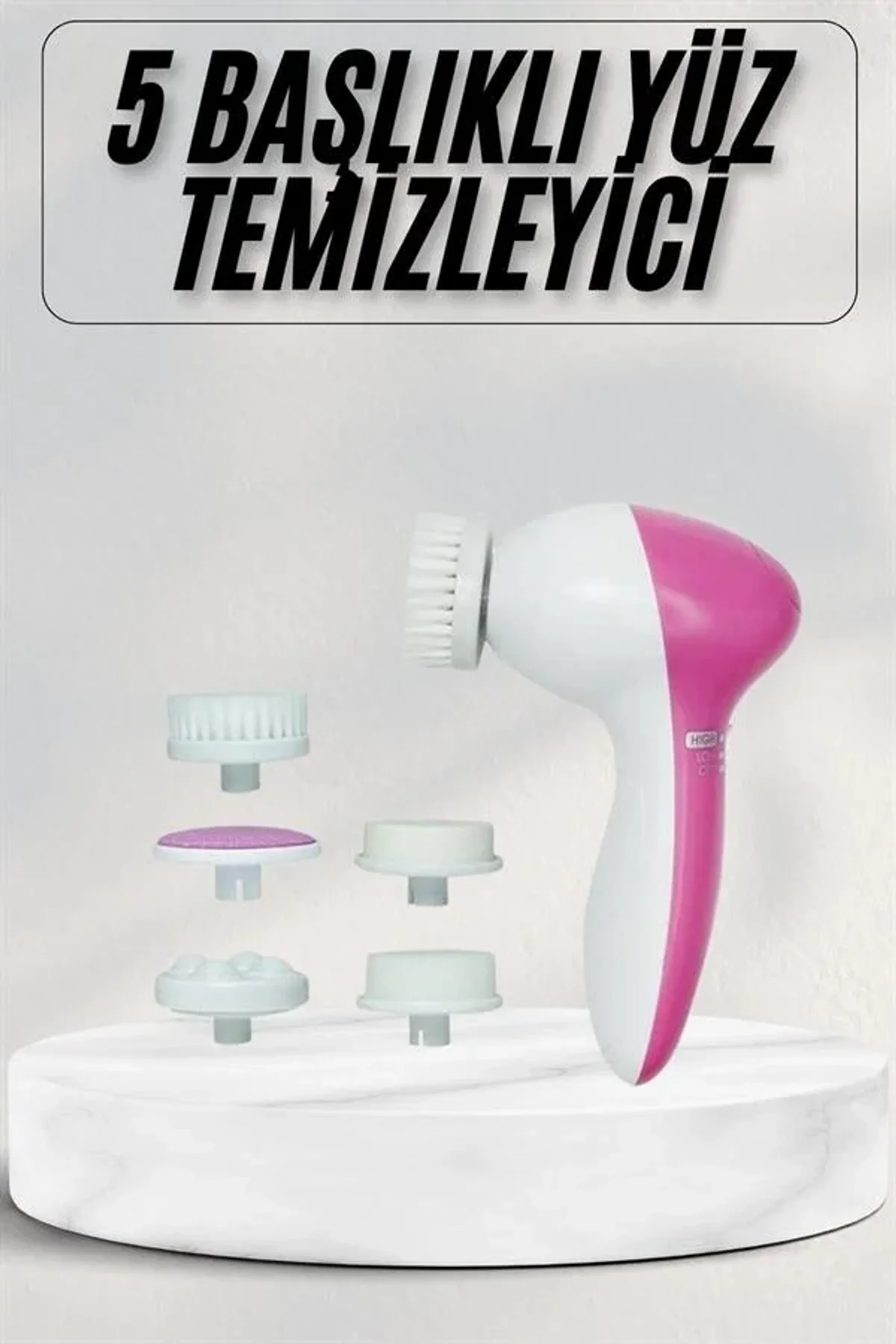 Cilt Temizleme Ve Masaj Aleti 5 Başlıklı Akne Ve Sivilce Önleyici - Just Cheap Store Görsel 2