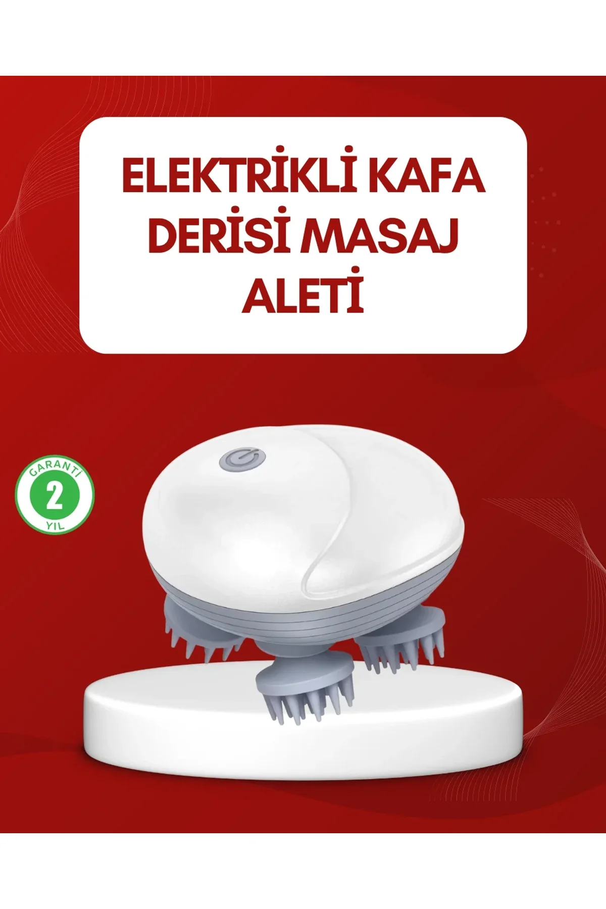 Su Geçirmez Elektrikli Kafa Masaj Cihazı Ipx7 - Just Cheap Store Görsel 2